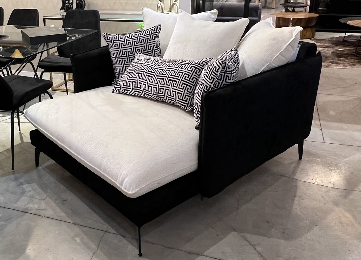 כורסא מפנקת לאב סיט דגם רוכסנים כורסא מפנקת לאב סיט דגם רוכסנים