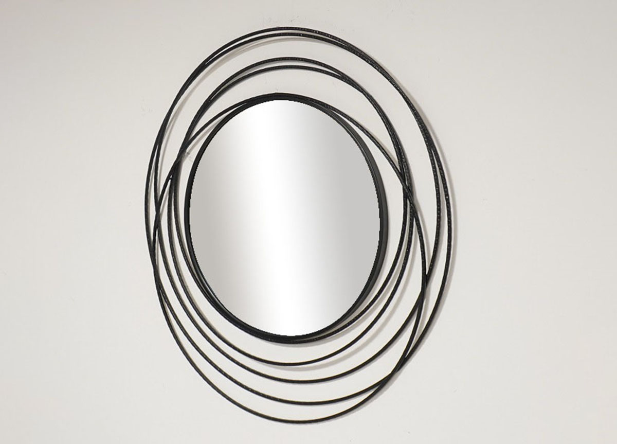 מראת חישוקים שחור