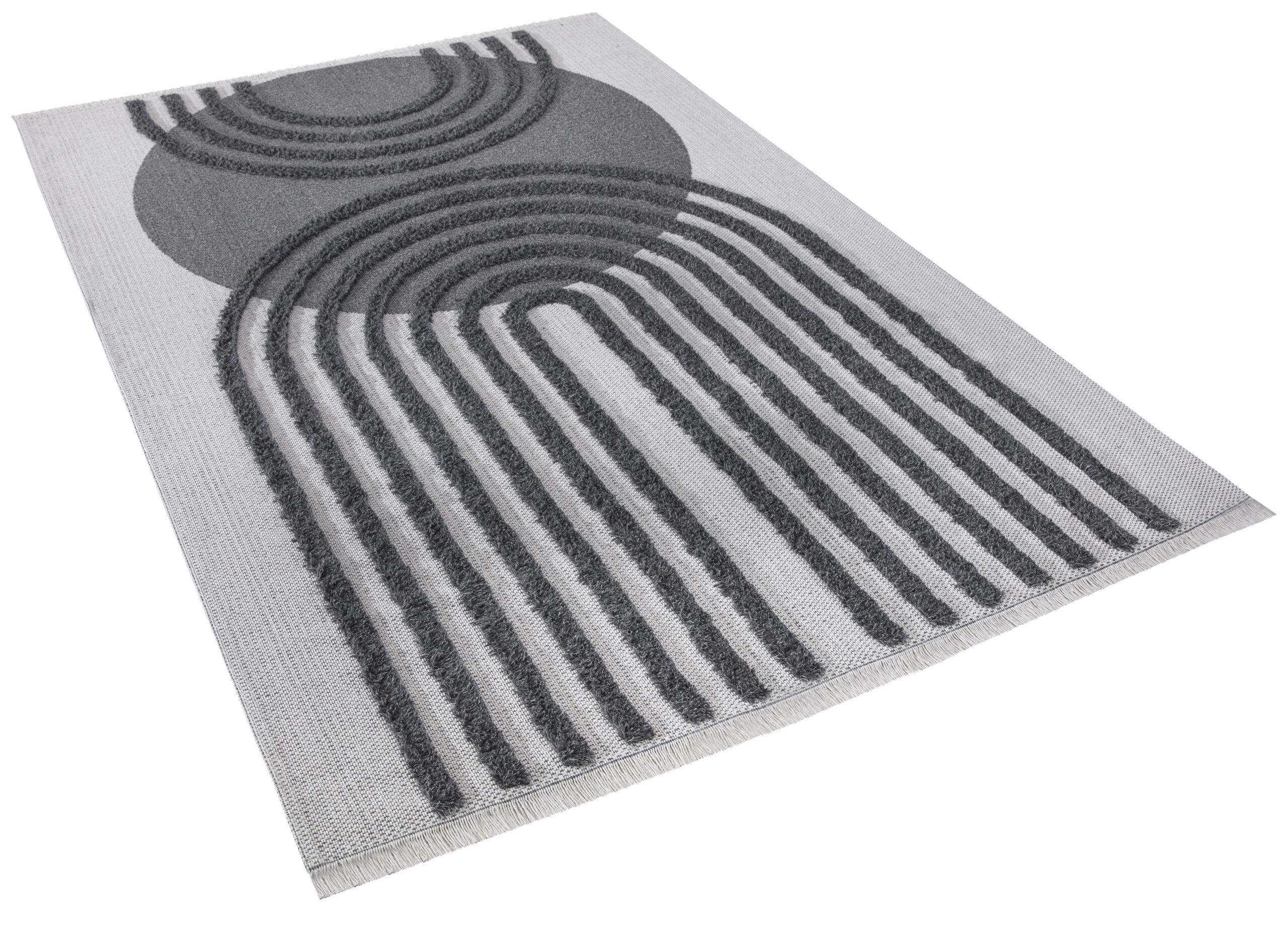 שטיח דגם אורכידאה אפור