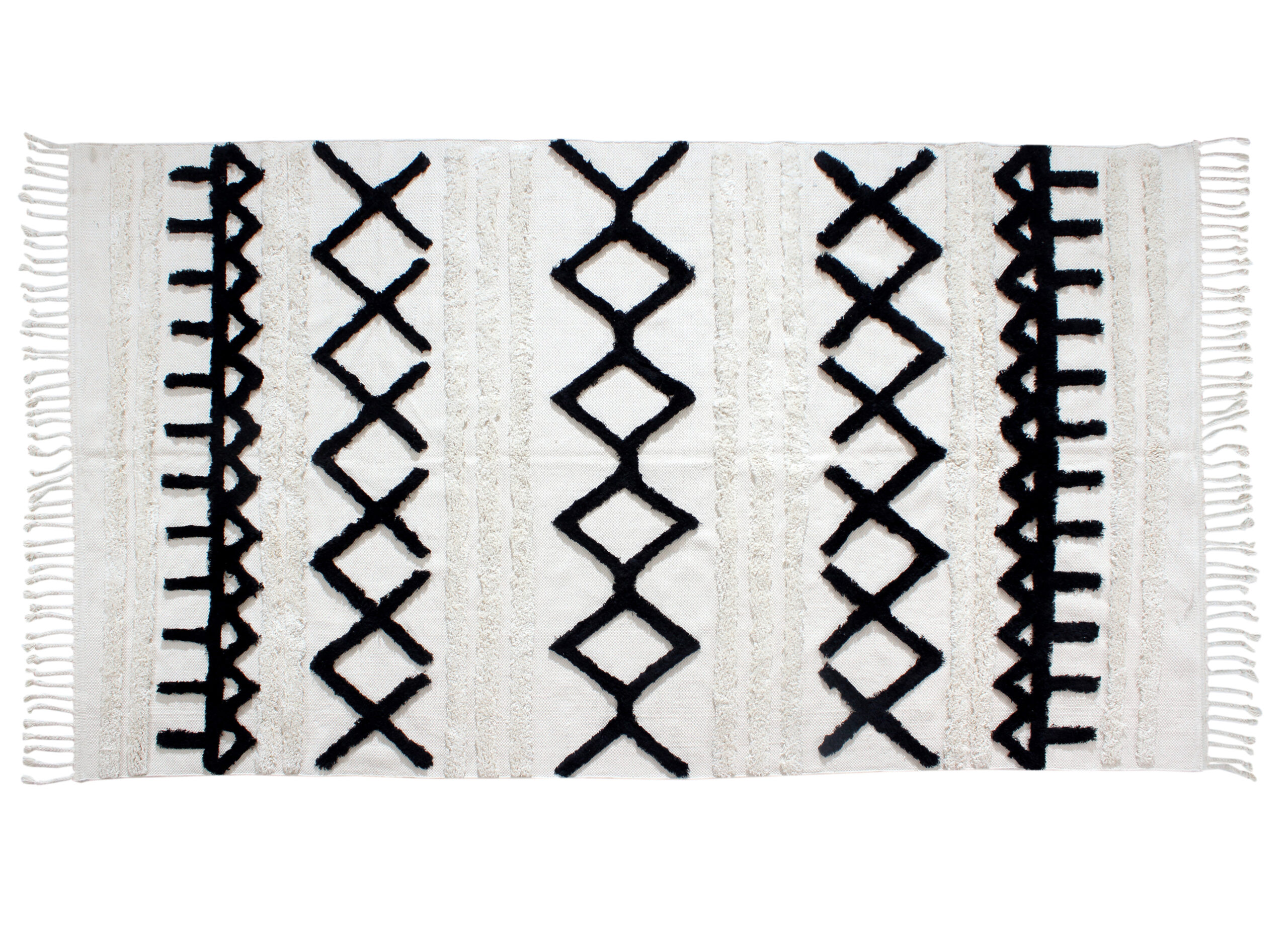 שטיח דגם דלתא שמנת שטיח דגם דלתא שמנת