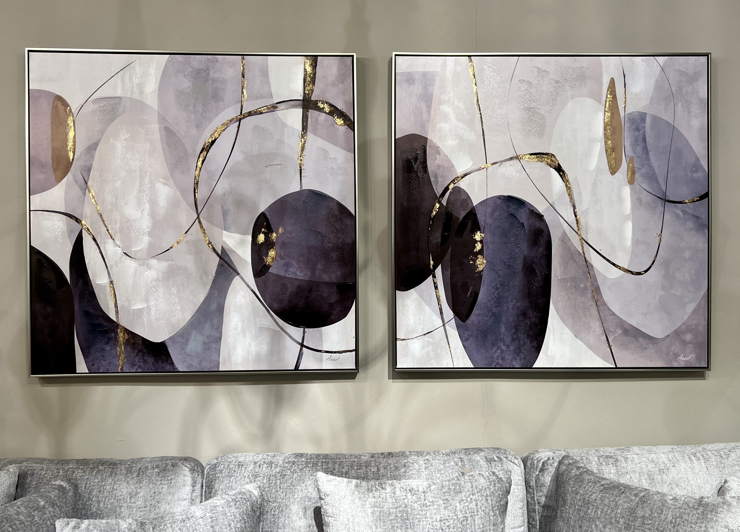 תמונה דגם עיגולים כחולים