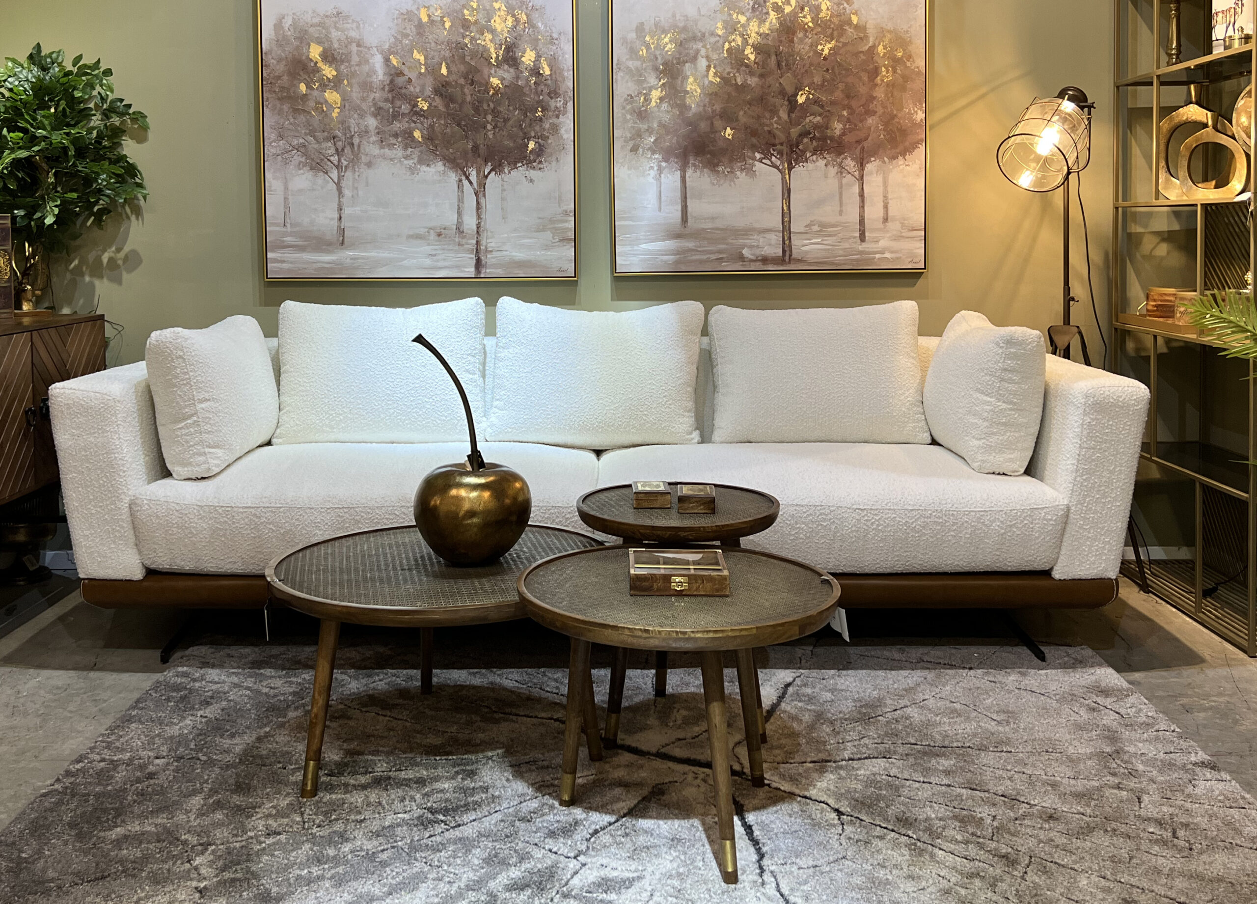 ספה מעוצבת עם מסגרת דגם B284