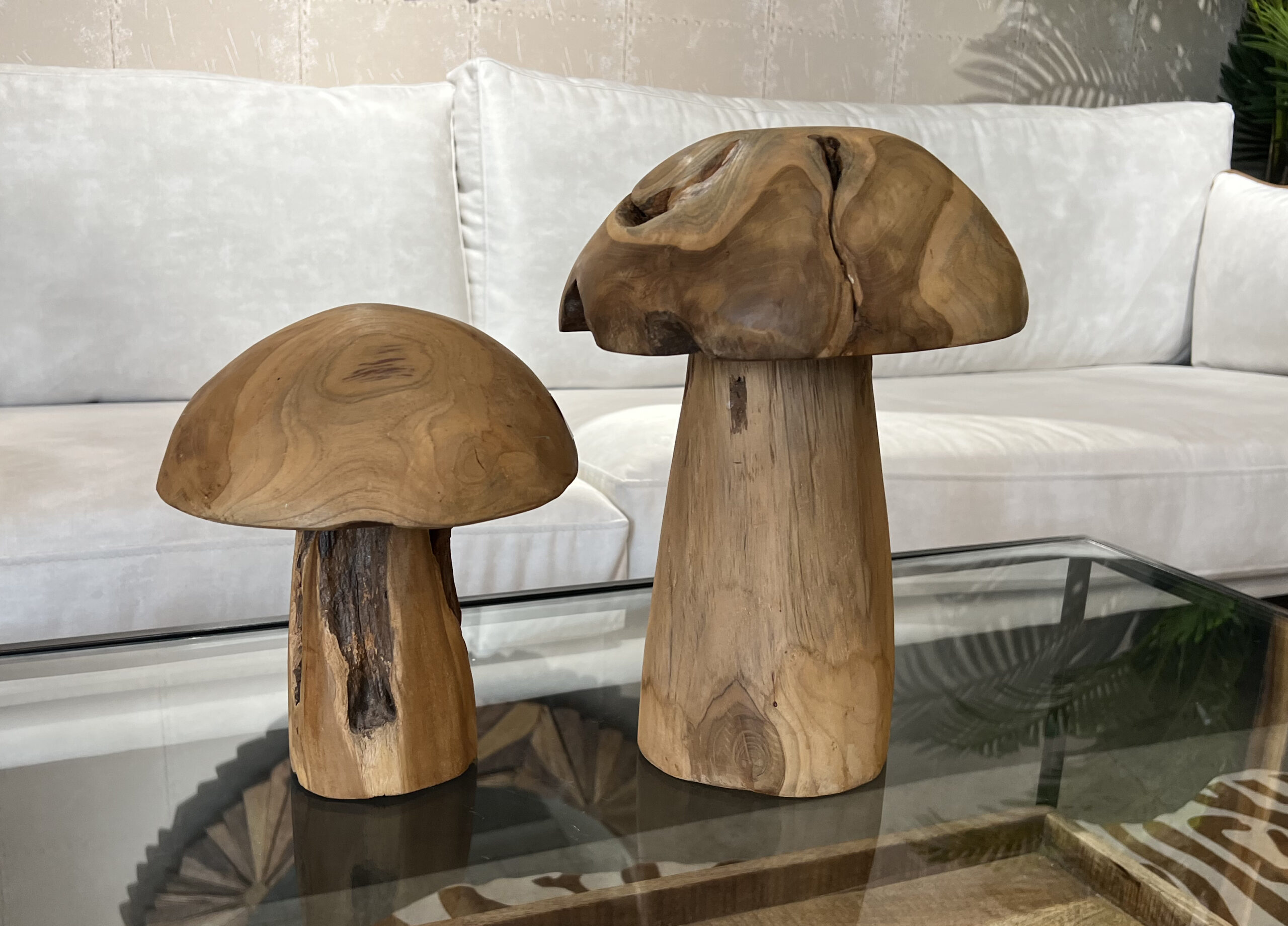 פסל פטרייה עץ