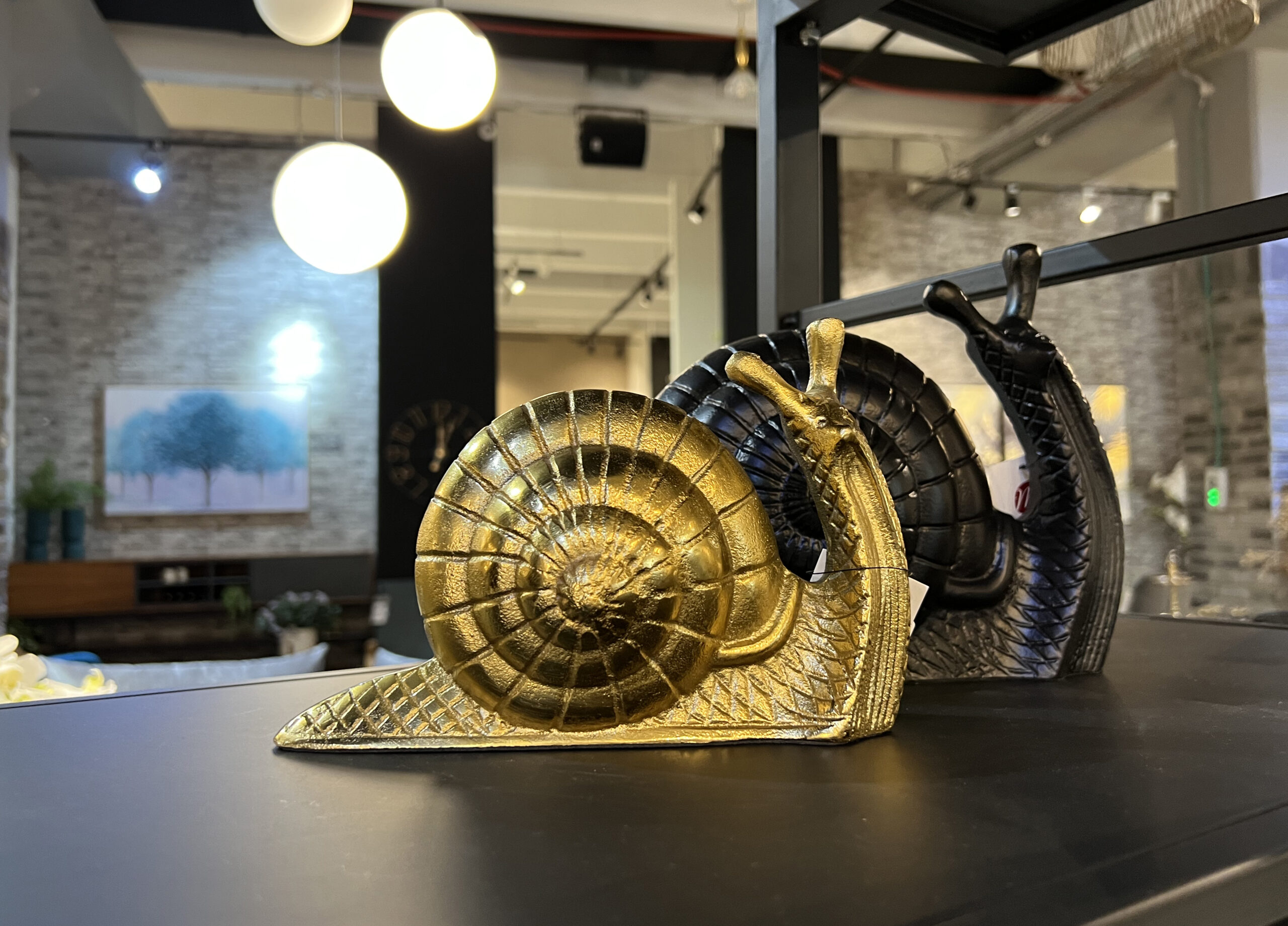 פסל חילזון ברזל