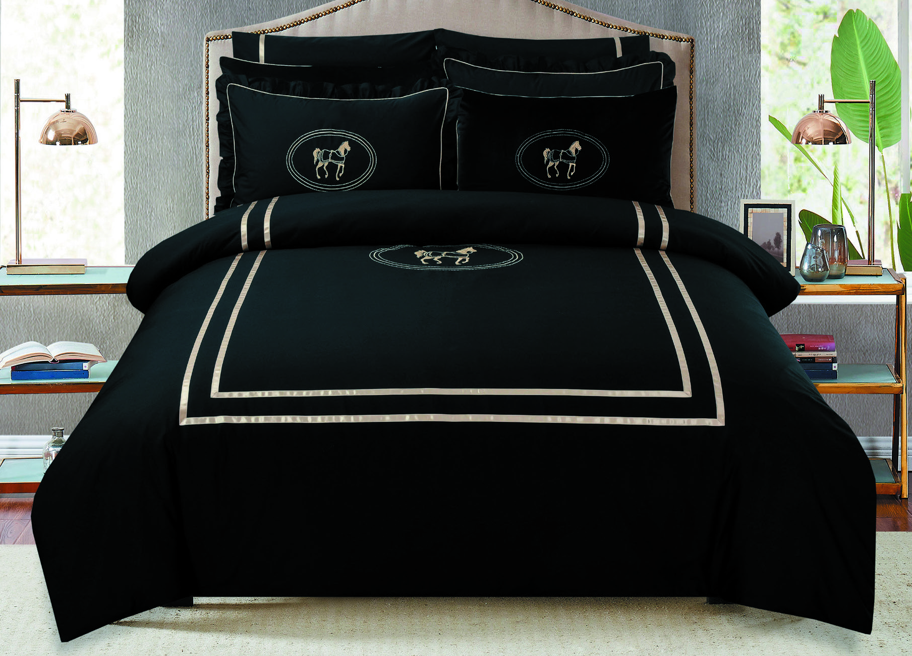 סט מצעים דגם פרקל פרינס כותנה 180 סט מצעים דגם פרקל פרינס כותנה 180