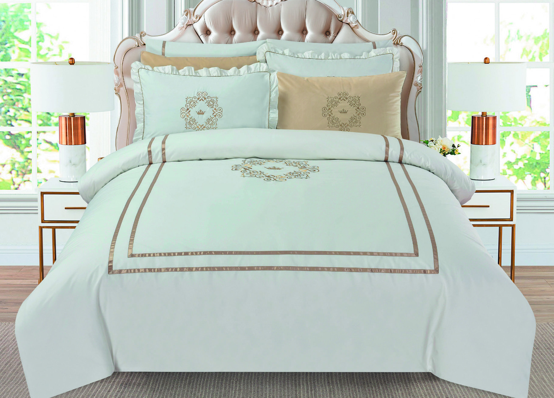 סט מצעים דגם פרקל דון כותנה 160