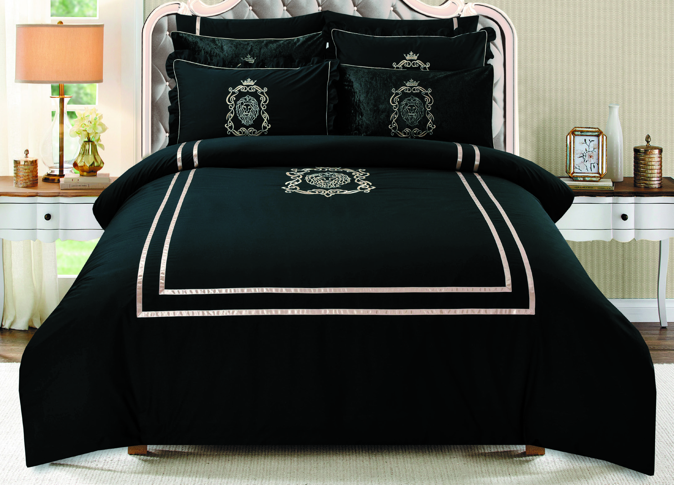 סט מצעים דגם פרקל ליון כותנה 160