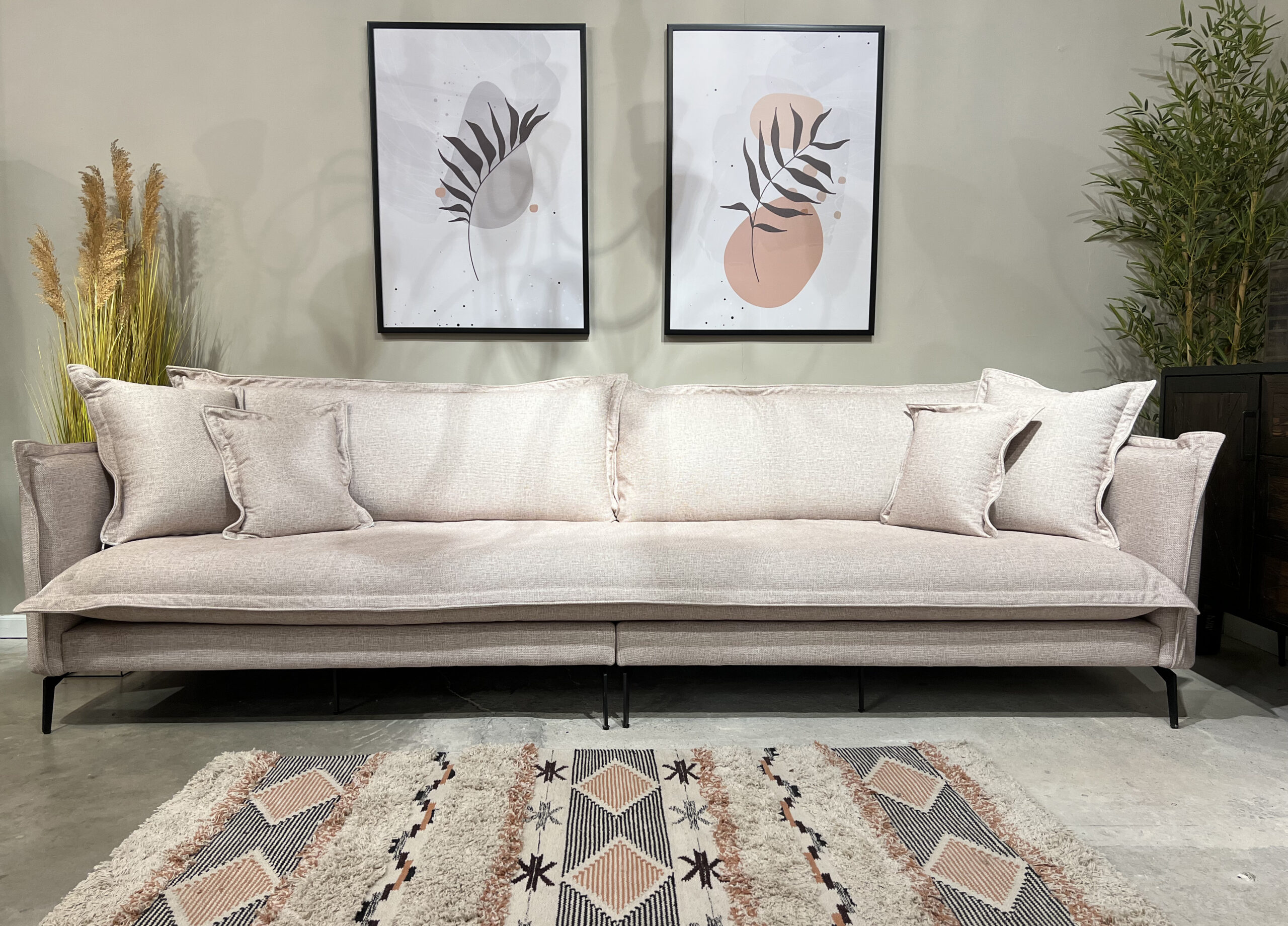 ספה מפנקת מודרנית דגם לירז