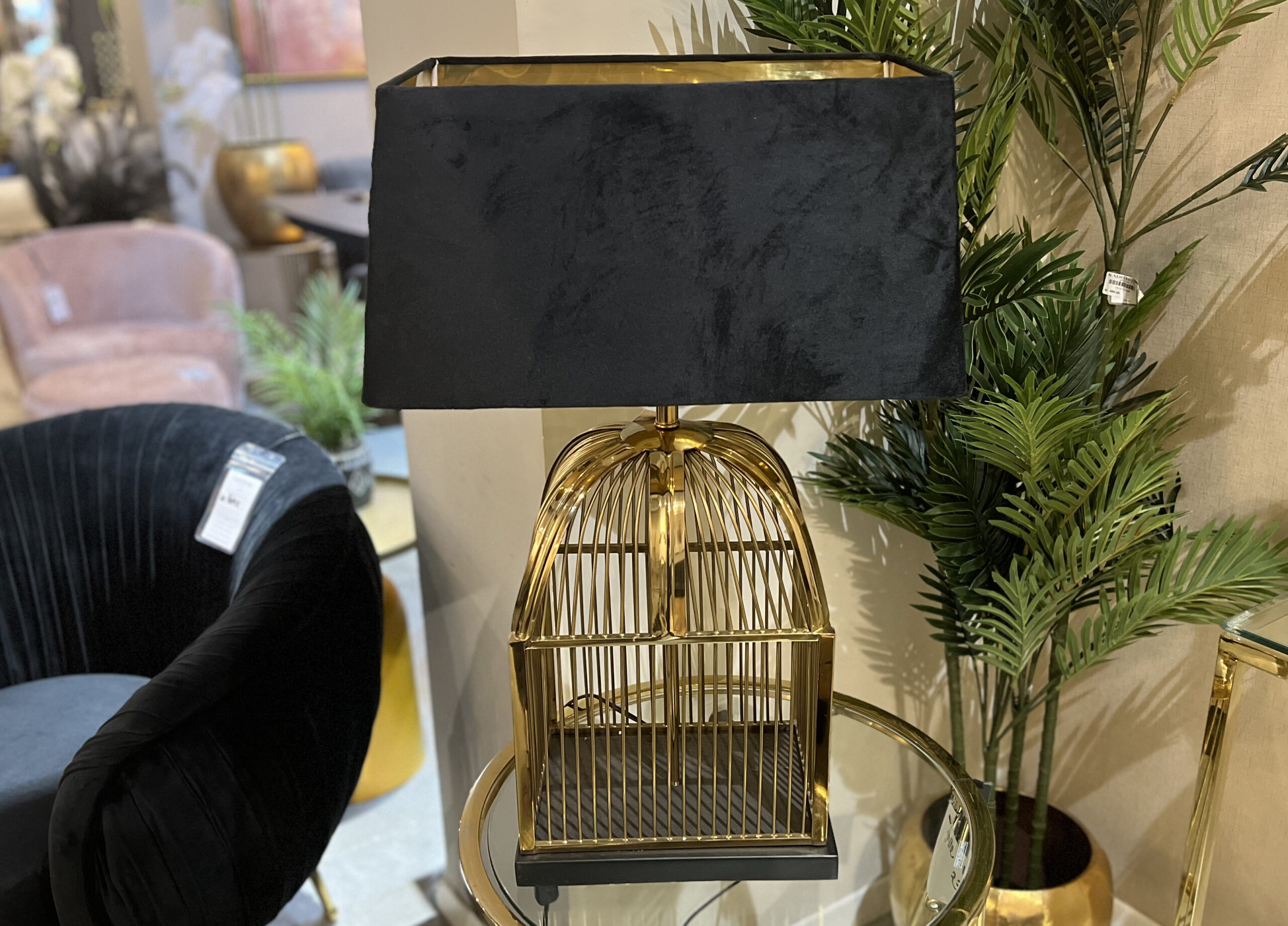 מנורת לילה LORENZO שחור זהב מנורת לילה LORENZO שחור זהב