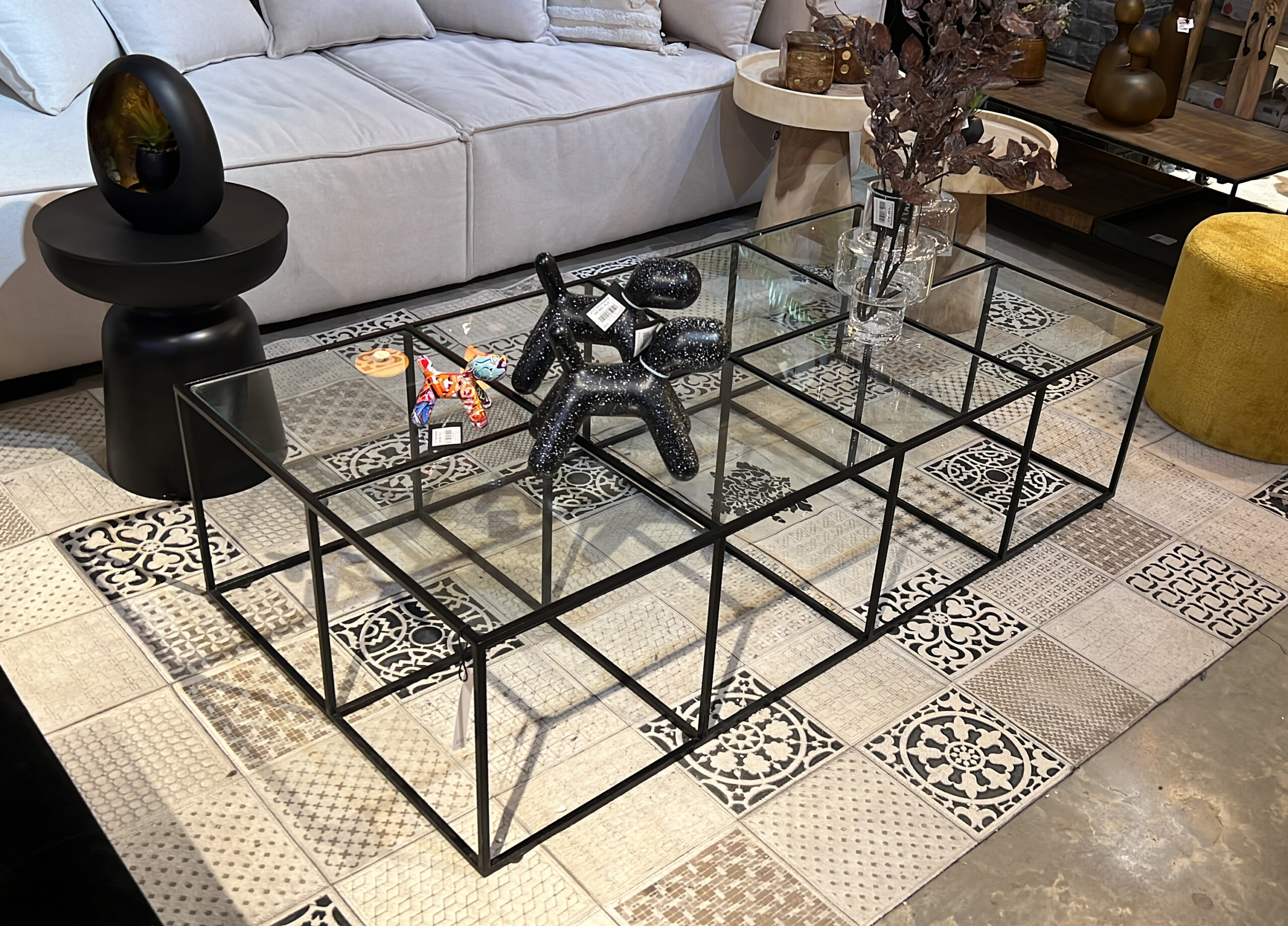 שולחן סלון דגם חלונות שולחן סלון דגם חלונות