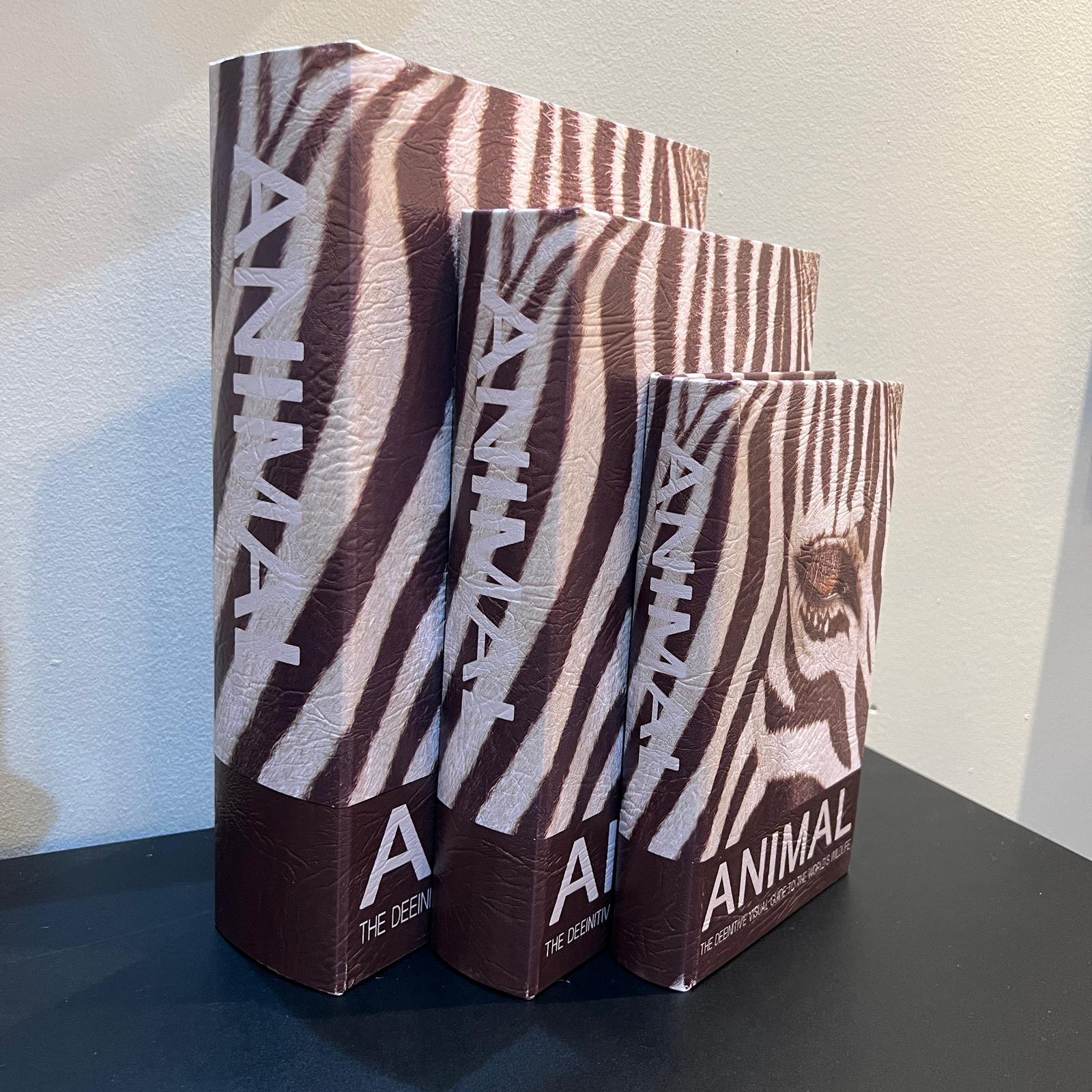 ספר אנימל זברה עם אחסון ספר אנימל זברה עם אחסון