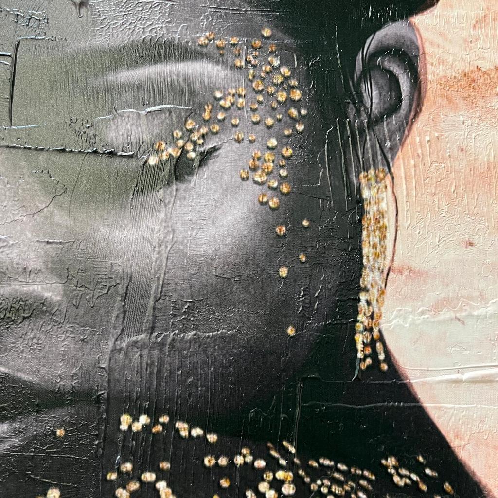 תמונת אפקט עבודת יד - דיוקן אישה