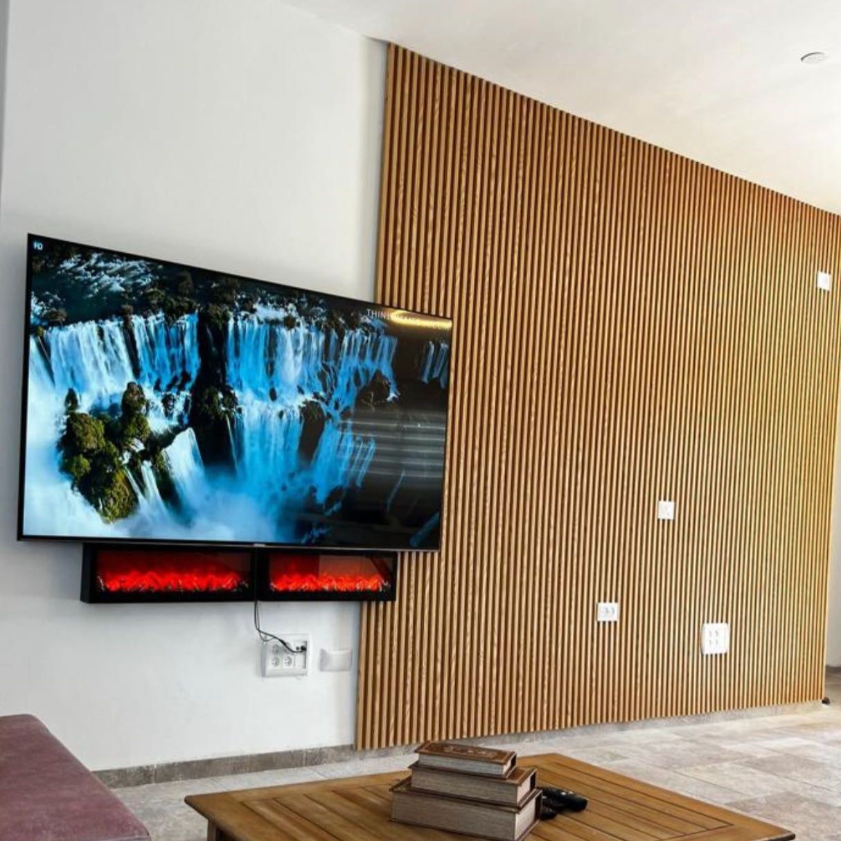 חיפוי קיר פסים פולימרי אלון כהה photo number 9