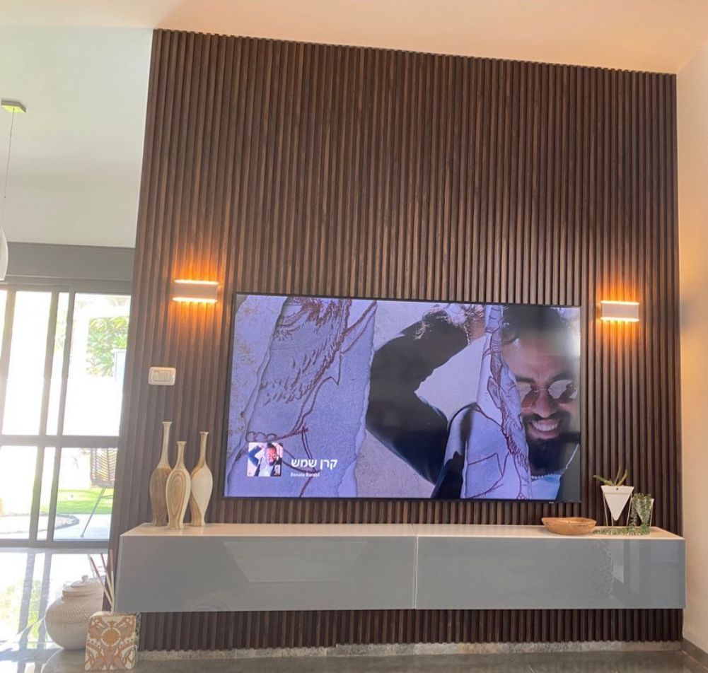 חיפוי קיר פסים פולימרי אגוז אמריקאי photo number 10