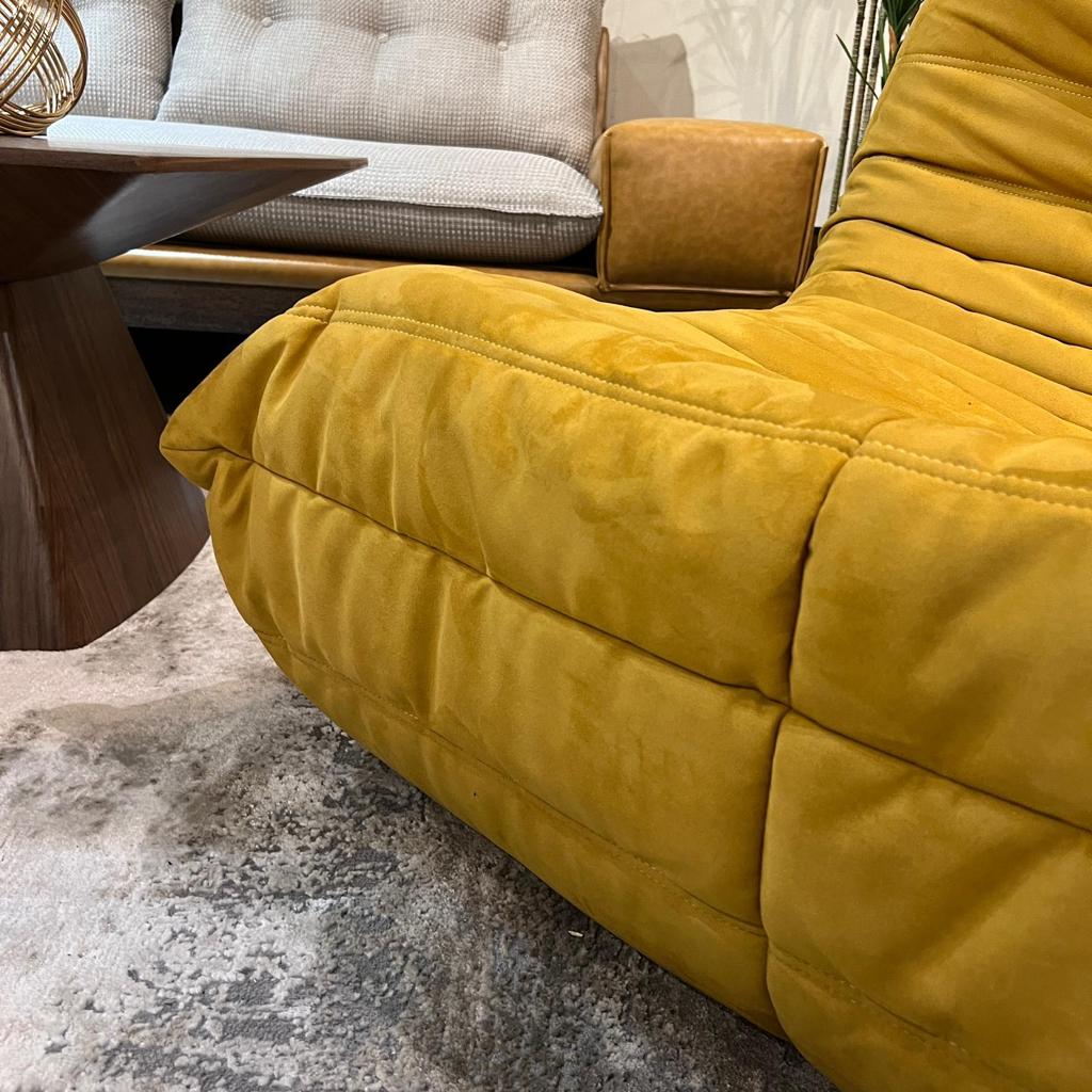 כורסא דגם פילו קימי גוון צהוב כורסא דגם פילו קימי גוון צהוב