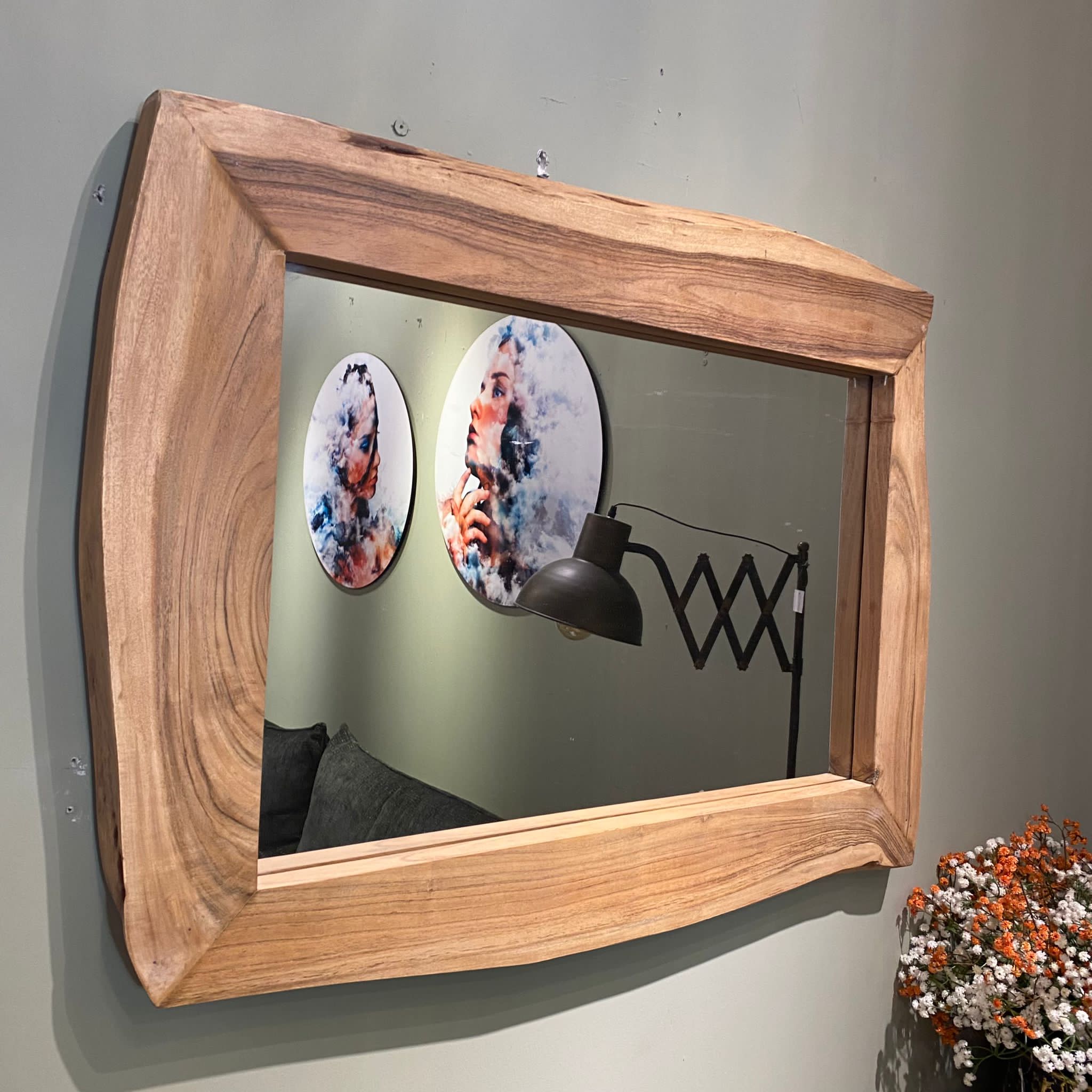 מראה עץ שיטה גושני דגם ווד מראה עץ שיטה גושני דגם ווד