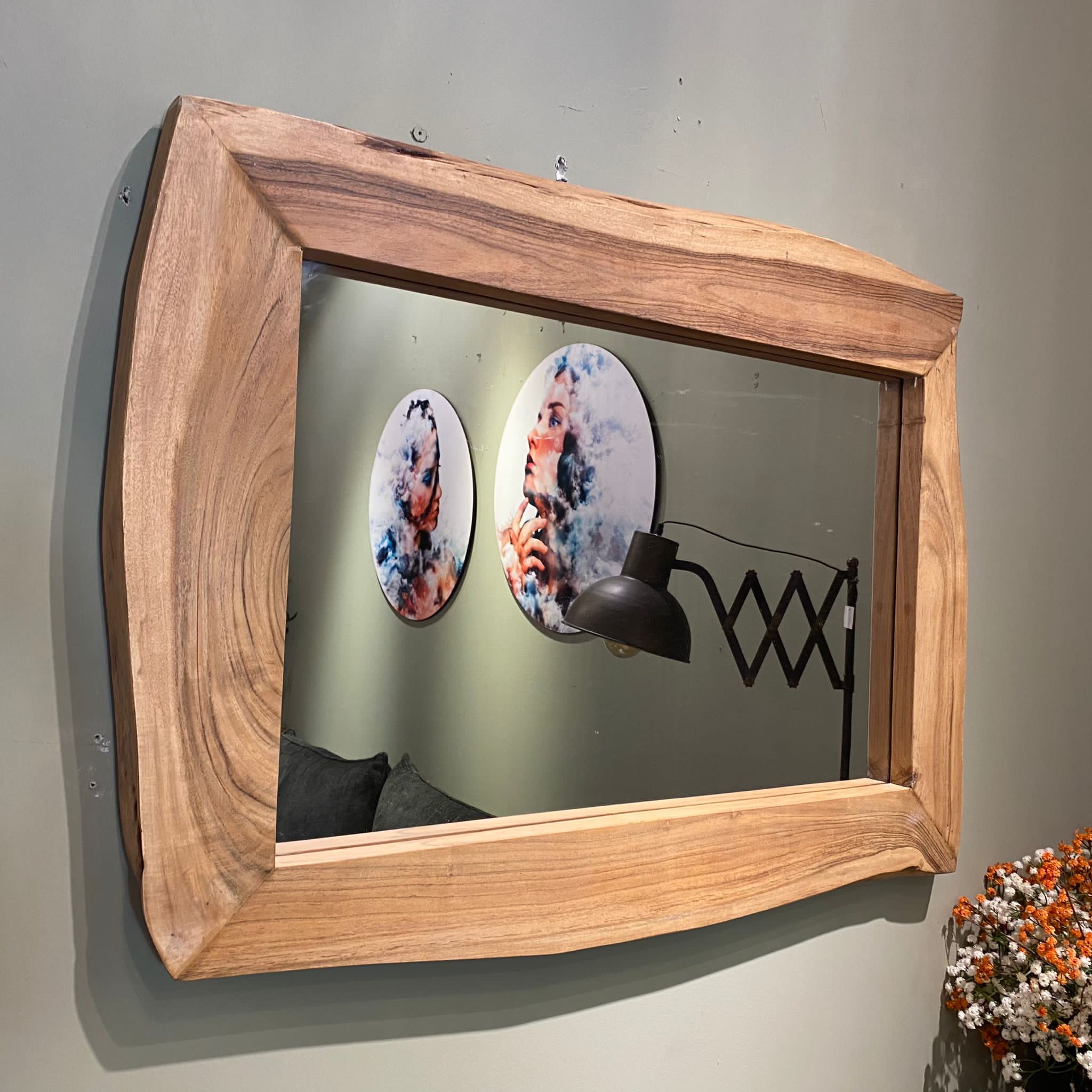 מראה עץ שיטה גושני דגם ווד מראה עץ שיטה גושני דגם ווד