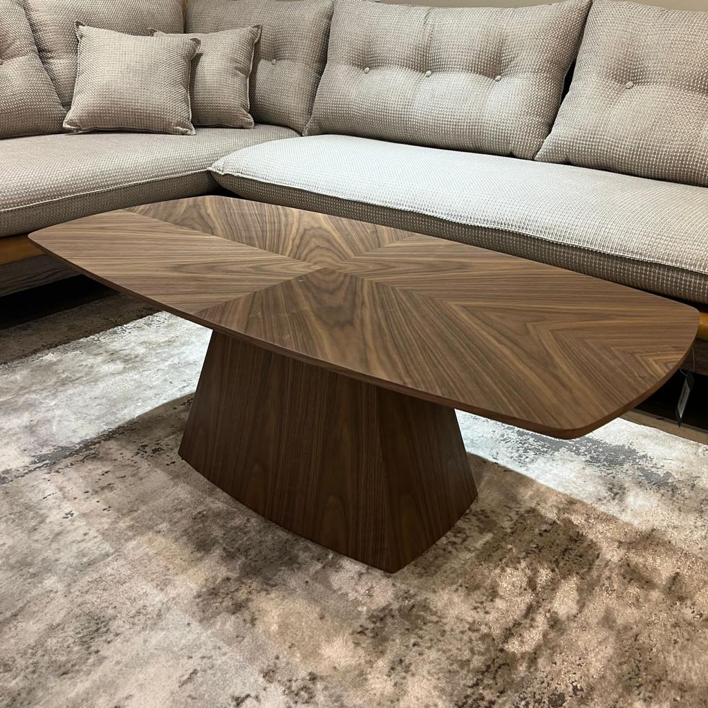 שולחן סלון מלבני דגם ווד קימי אגוז אמריקאי