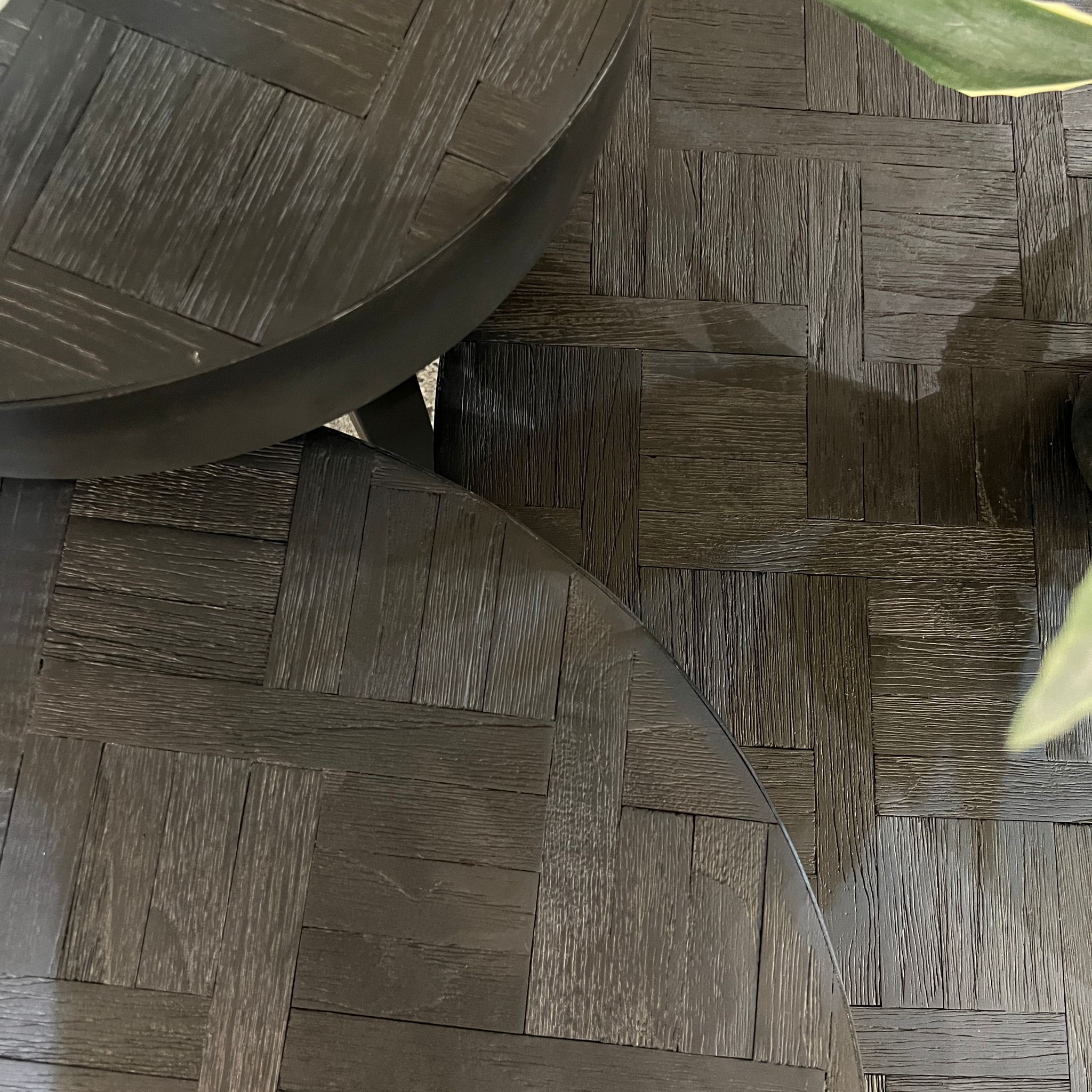 סט 3 שולחנות סלון פישבון שחור דגם רוני סט 3 שולחנות סלון פישבון שחור דגם רוני