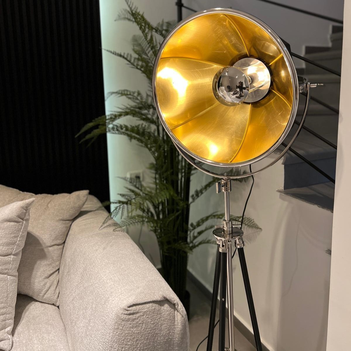 מנורה רצפה סטנד מטריה צלמים שחור ניקל זהב גדולה מנורה רצפה סטנד מטריה צלמים שחור ניקל זהב גדולה