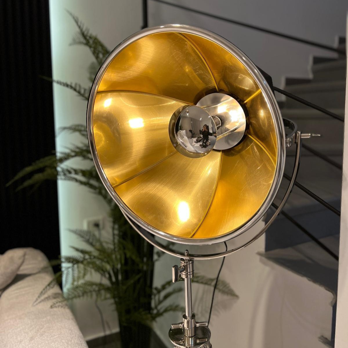 מנורה רצפה סטנד מטריה צלמים שחור ניקל זהב גדולה מנורה רצפה סטנד מטריה צלמים שחור ניקל זהב גדולה