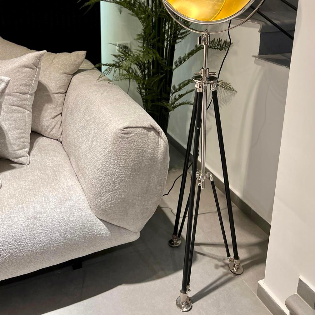 מנורה רצפה סטנד מטריה צלמים שחור ניקל זהב גדולה מנורה רצפה סטנד מטריה צלמים שחור ניקל זהב גדולה