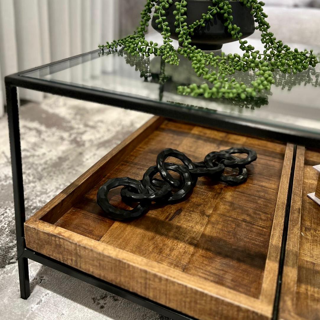 סט 7 טבעות ברזל שחור