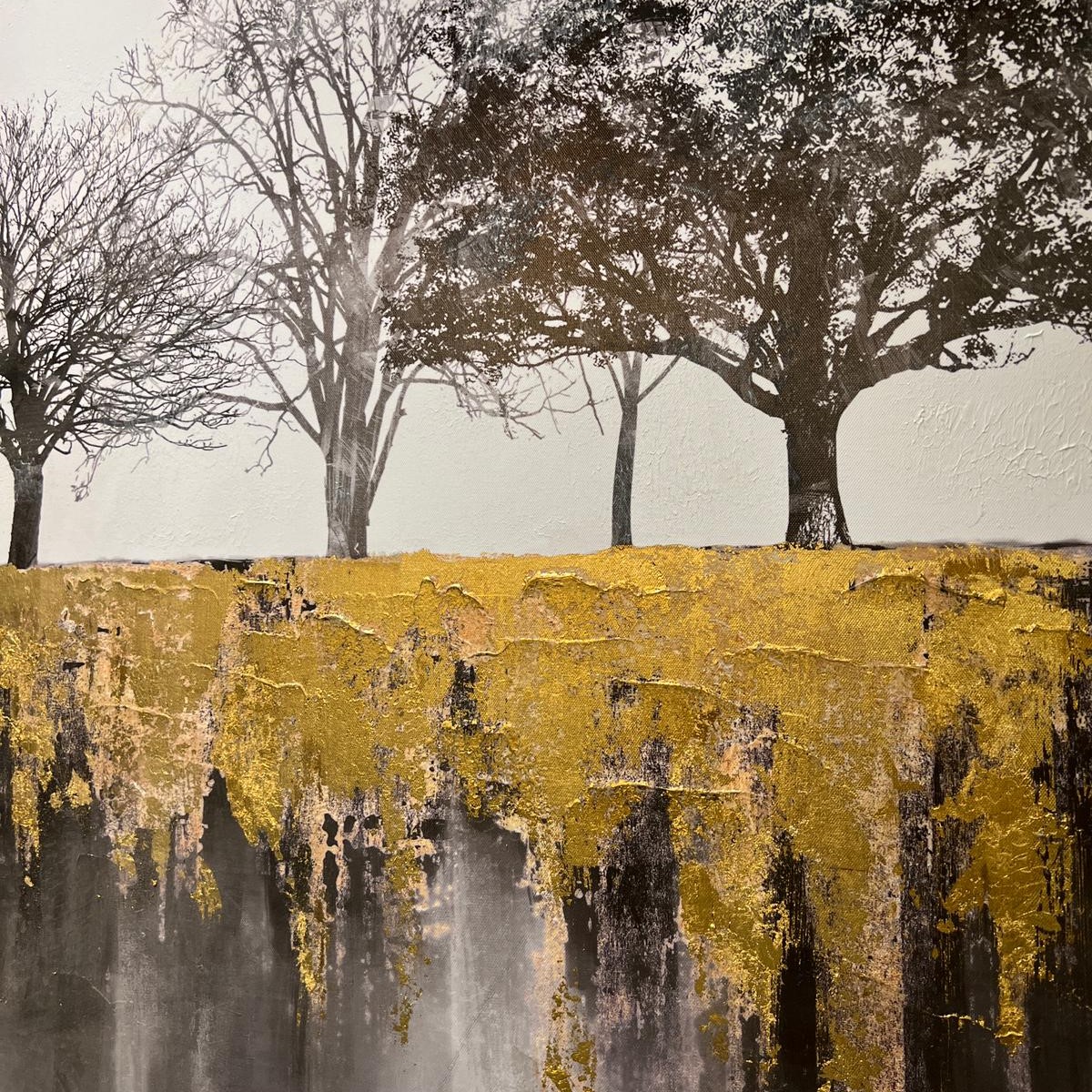 תמונה שמן אנאל בשילוב הדפסה עם מסגרת 100/100