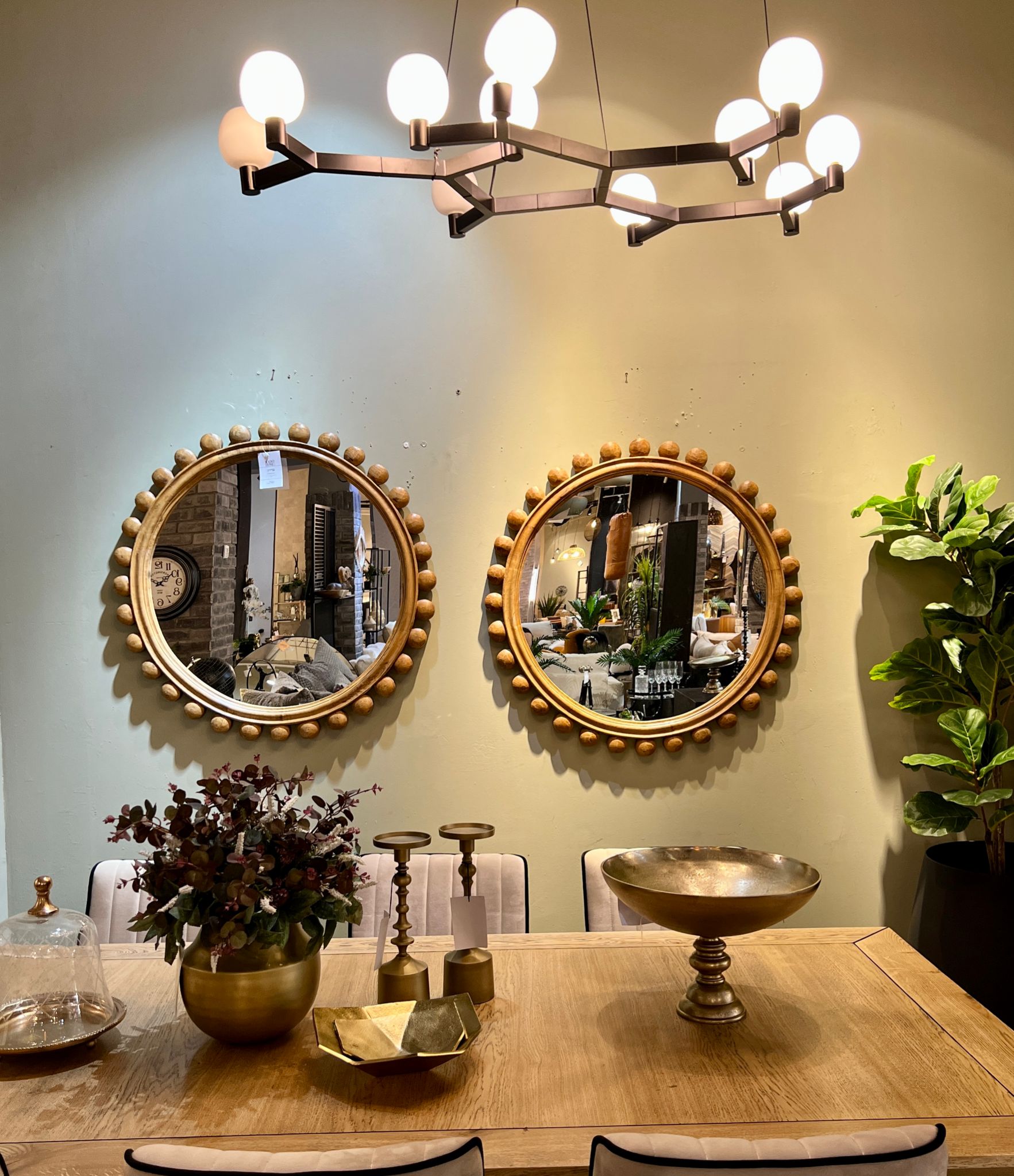 מראה עגולה עץ טבעי דגם שירוג מראה עגולה עץ טבעי דגם שירוג