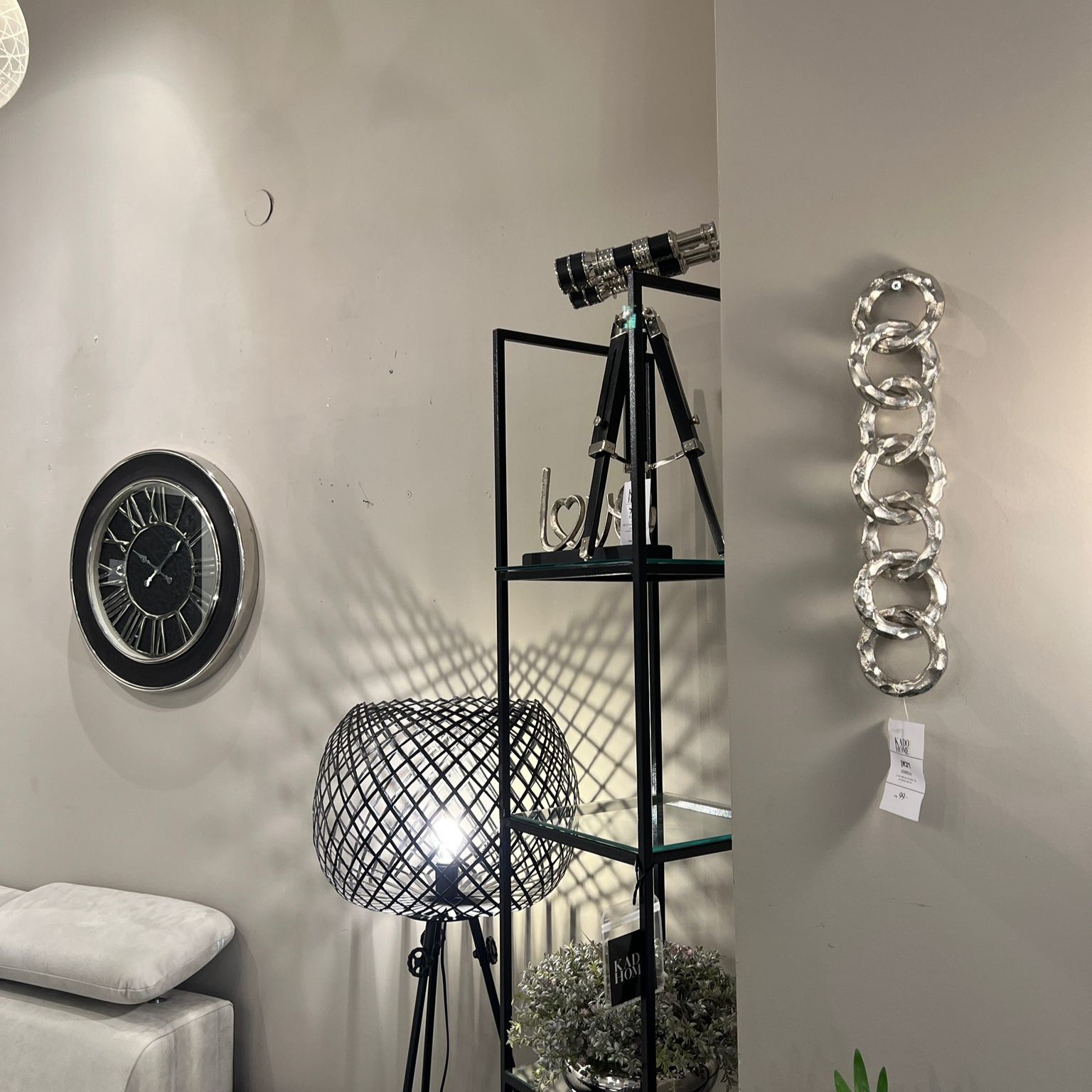 סט 7 טבעות ברזל כסף