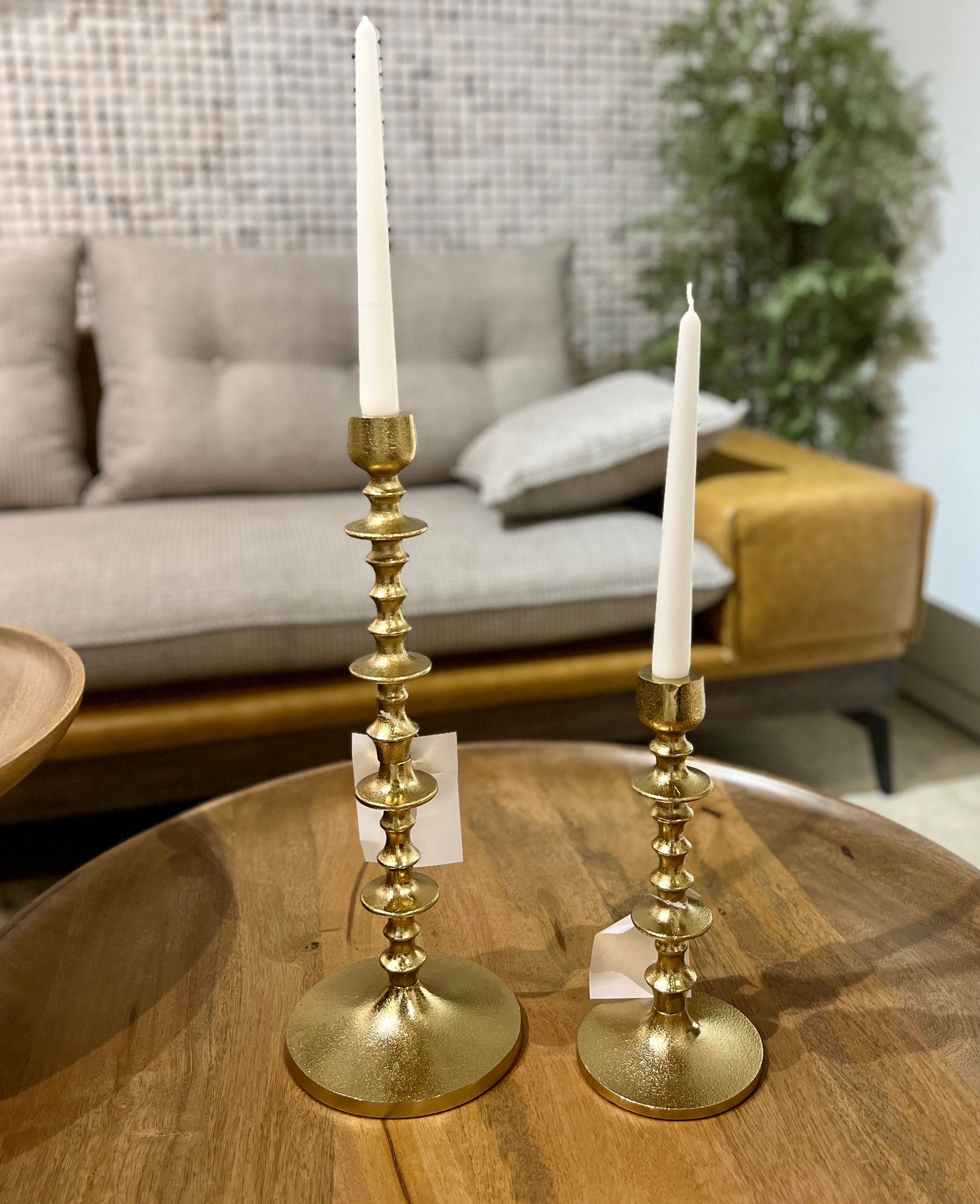 פמוט ברזל פיה צרה זהב פמוט ברזל פיה צרה זהב