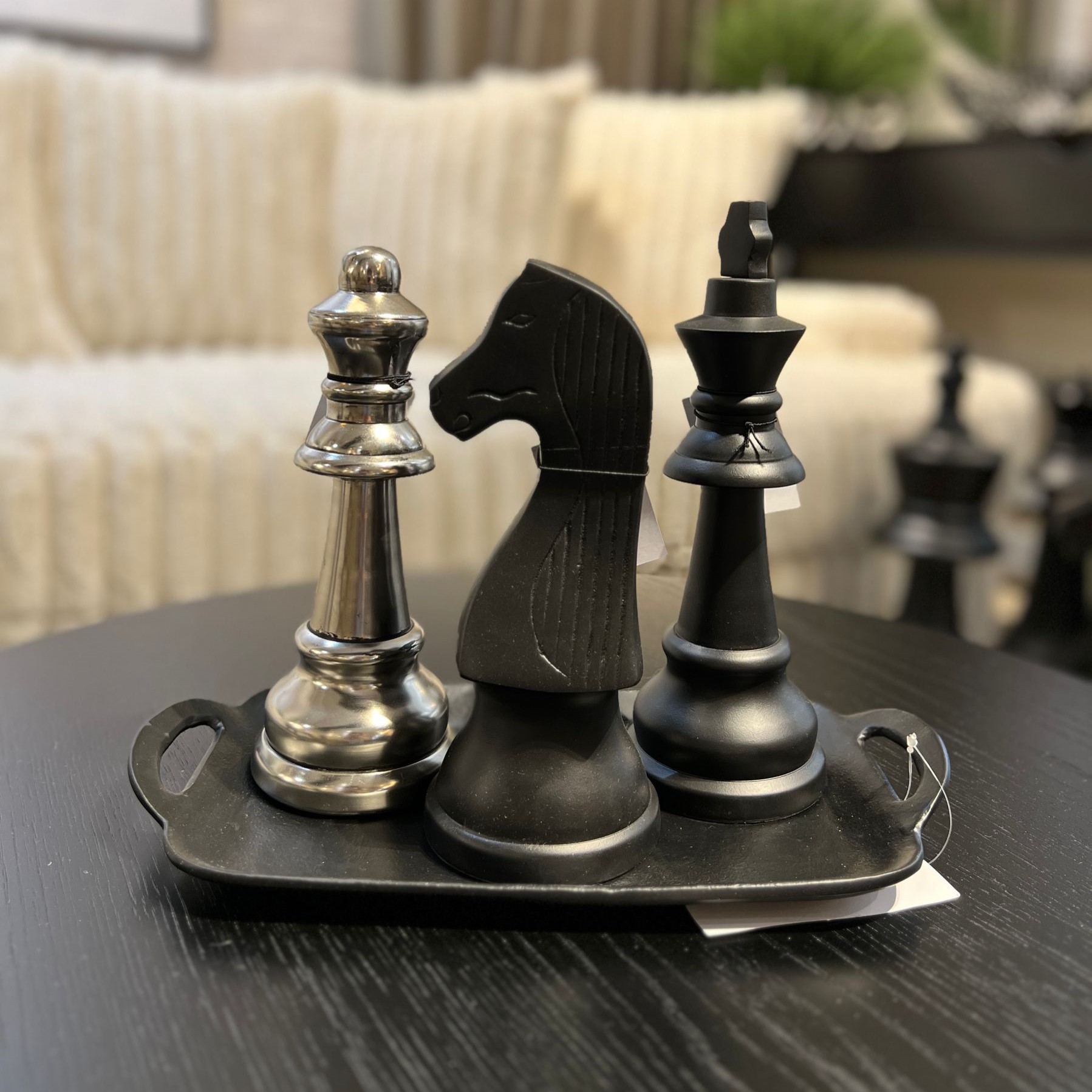 מגש מלבני שחור רחב דגם זיבאן מגש מלבני שחור רחב דגם זיבאן