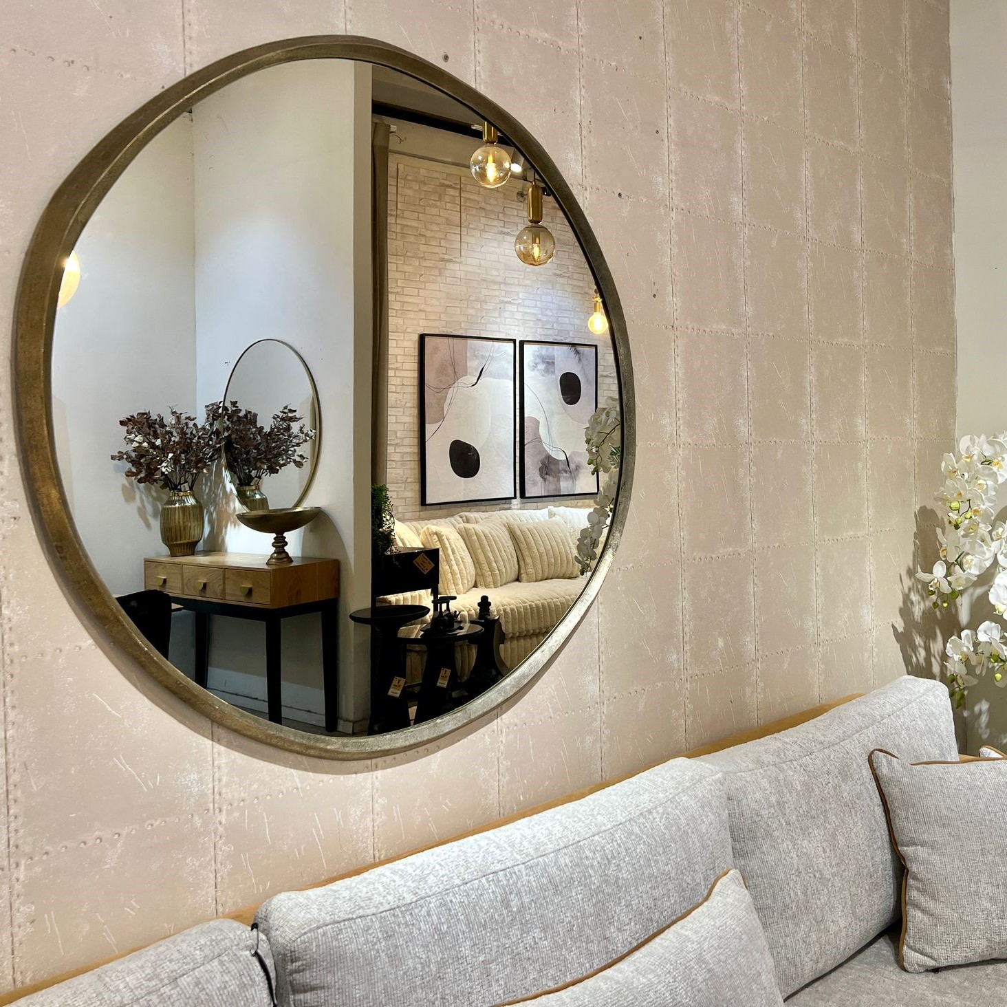 מראה ענק זהב מראה ענק זהב