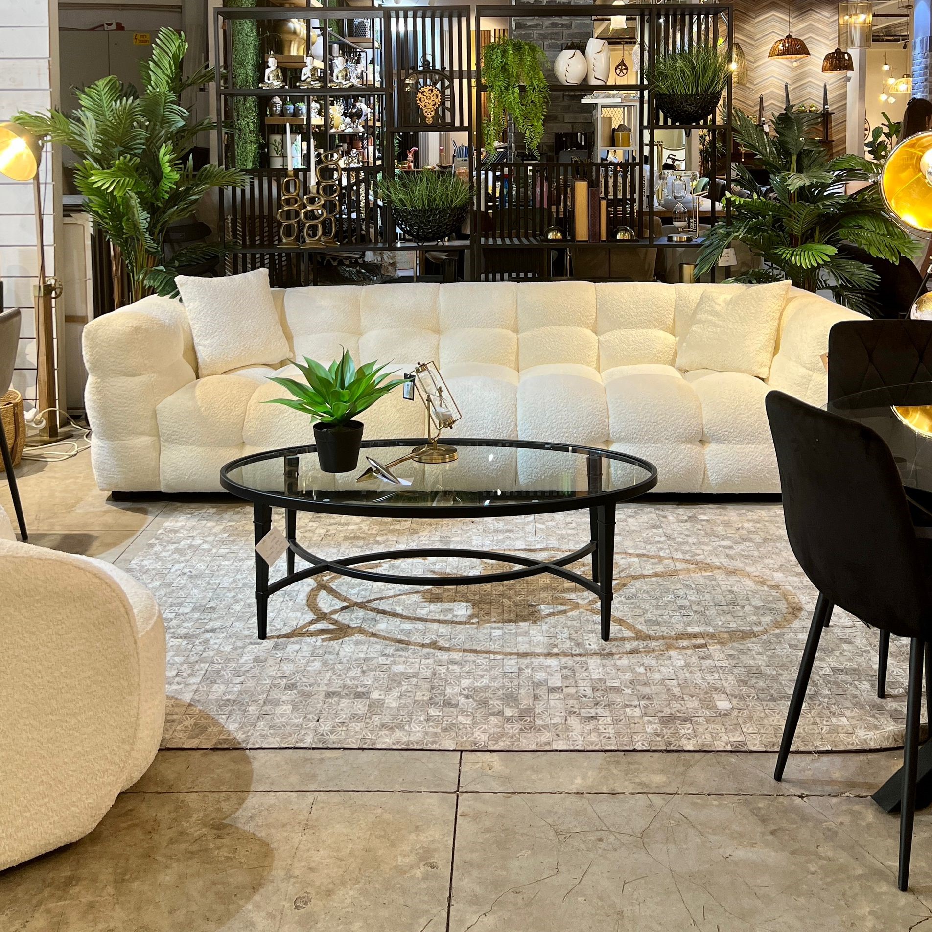 שולחן סלון דגם עדן קימי זכוכית