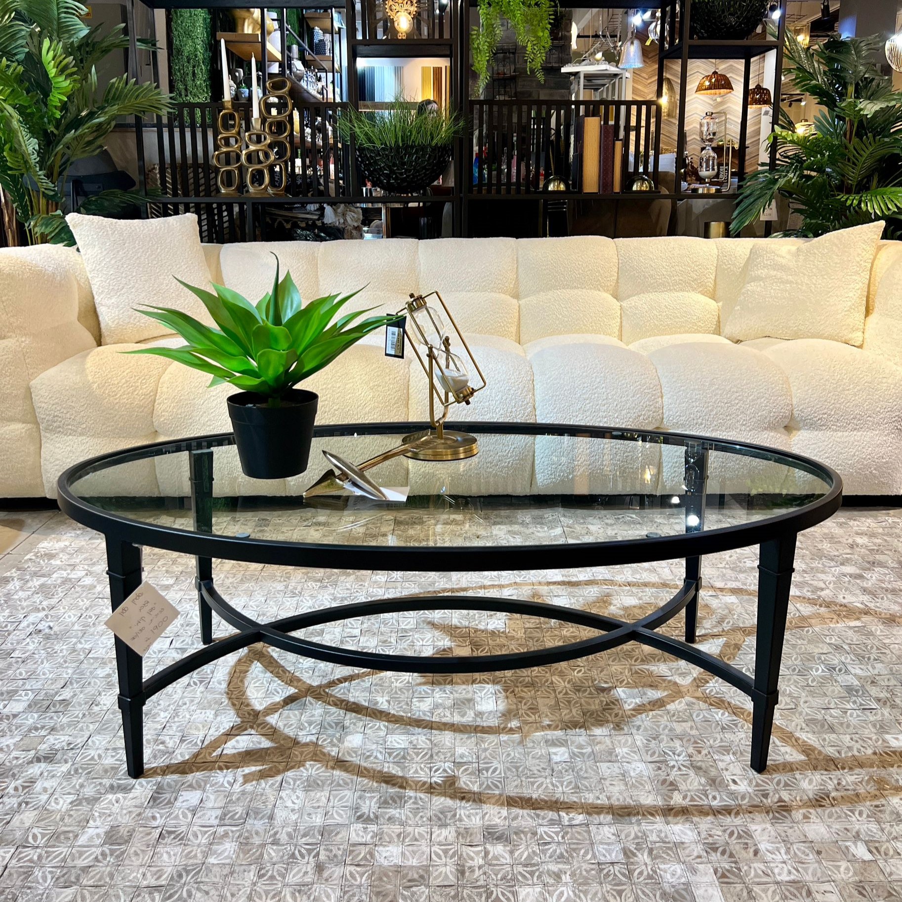 שולחן סלון דגם עדן קימי זכוכית