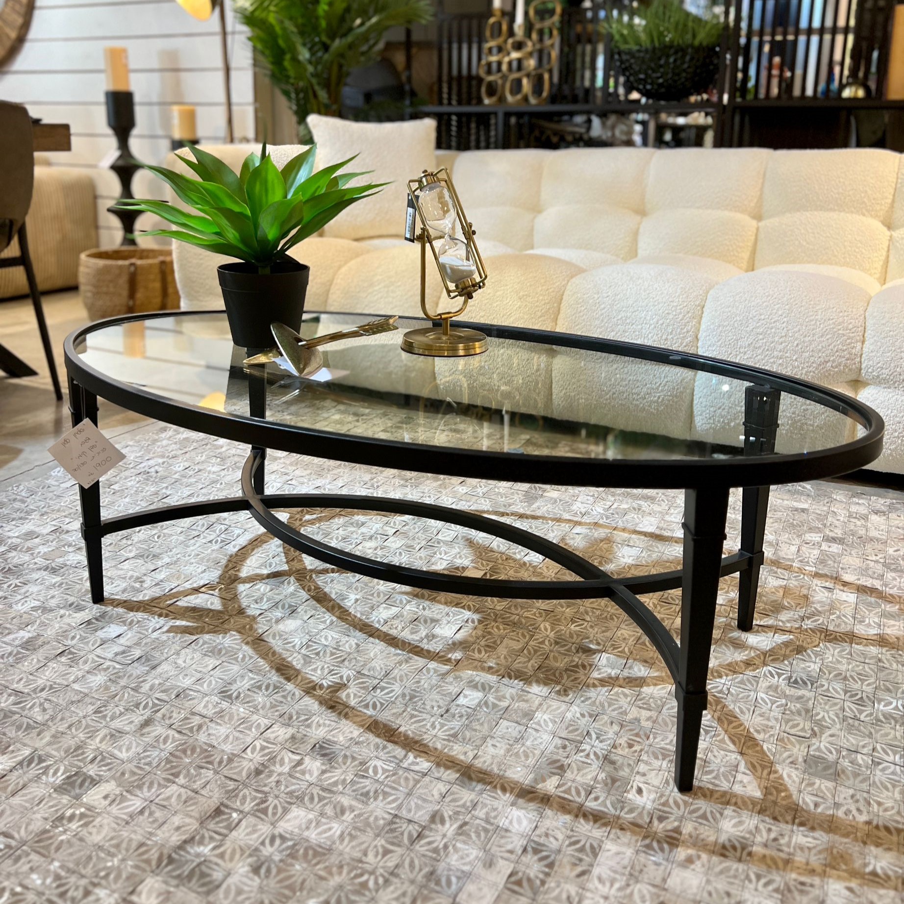 שולחן סלון דגם עדן קימי זכוכית