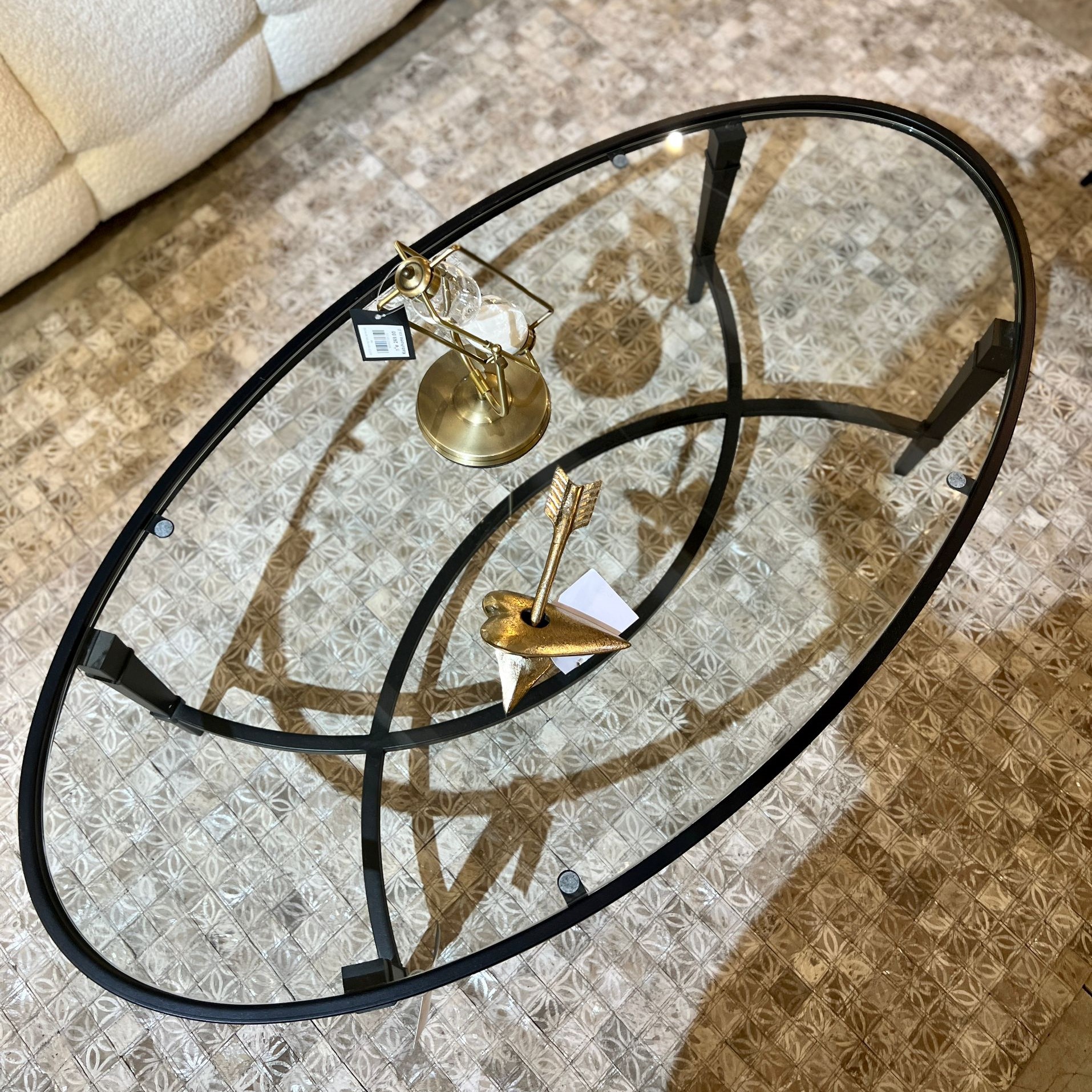 שולחן סלון דגם עדן קימי זכוכית