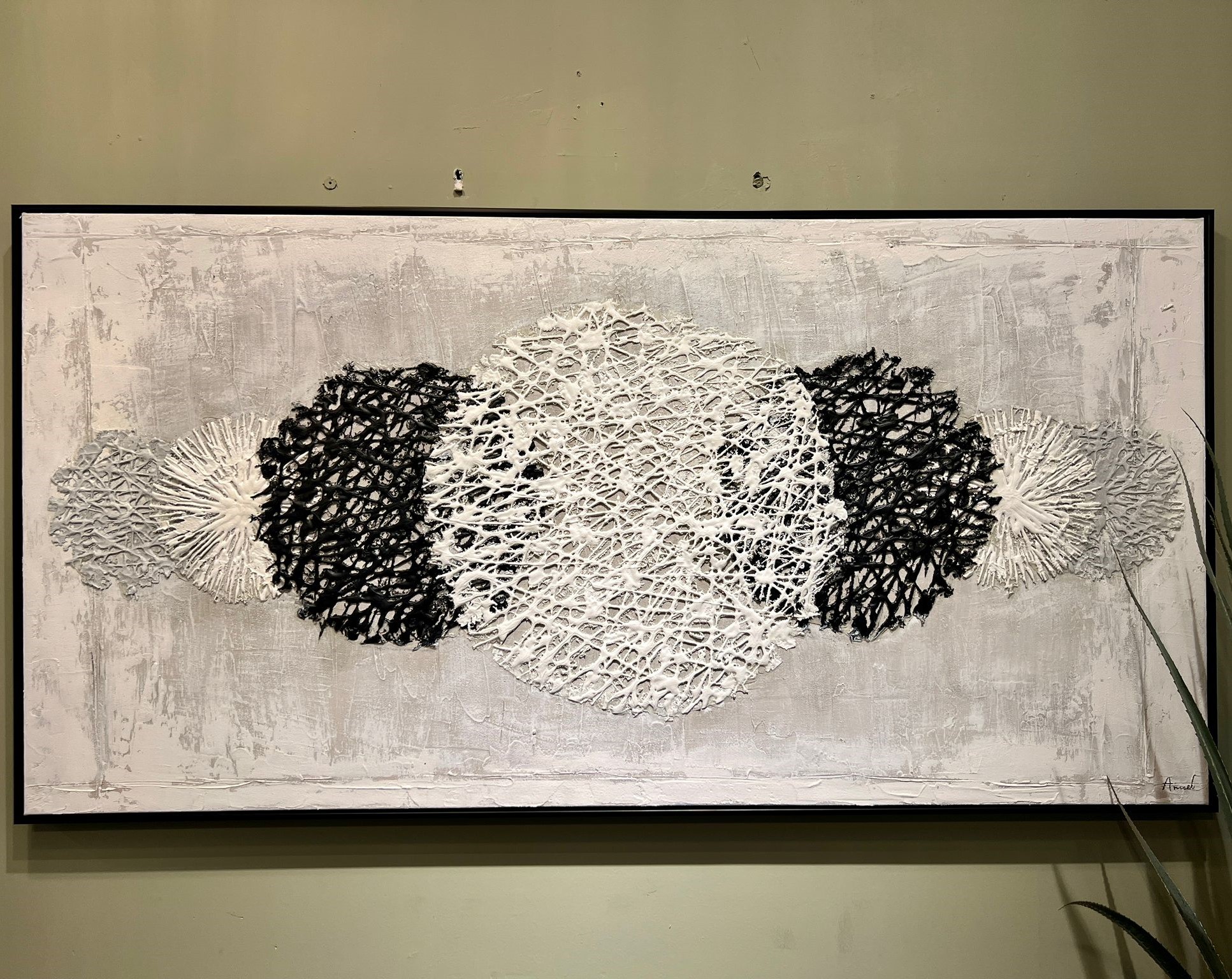 תמונת אנאל עבודת יד + מסגרת 70/140