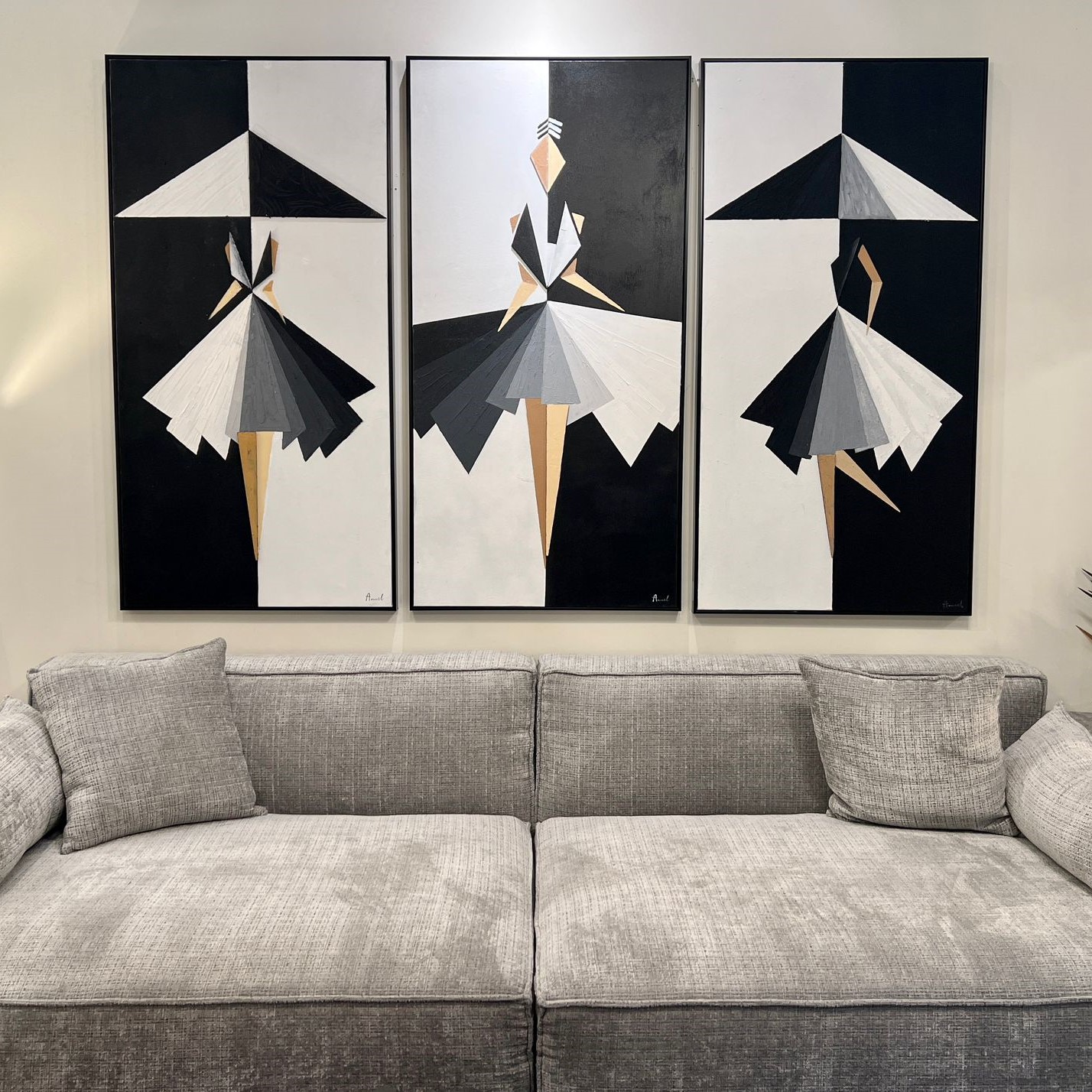 תמונת אנאל עבודת יד + מסגרת 70/140