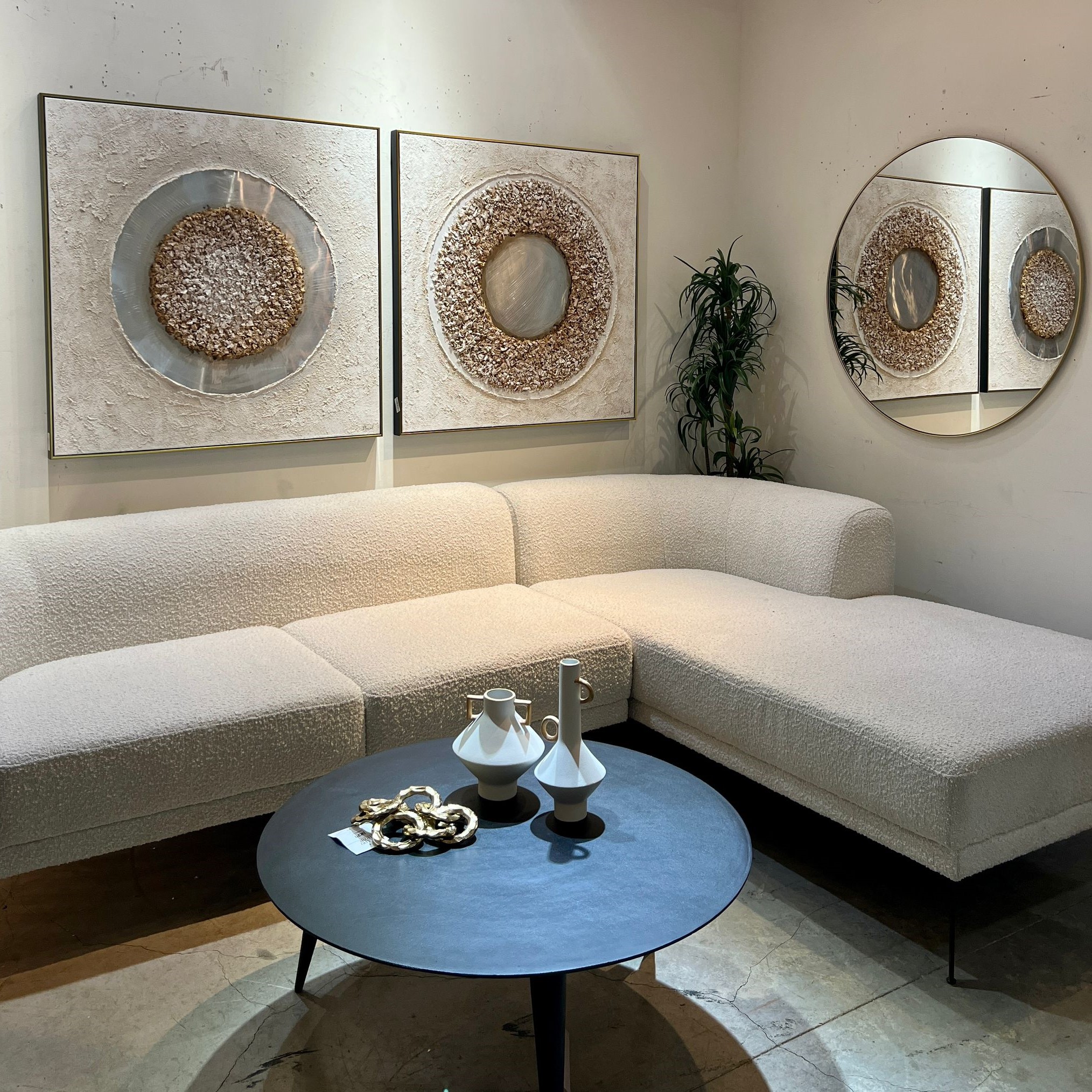 תמונת שמן בשילוב הדפסה אנאל עם מסגרת 100/100- עיגולים מיוחדים תמונת שמן בשילוב הדפסה אנאל עם מסגרת 100/100- עיגולים מיוחדים