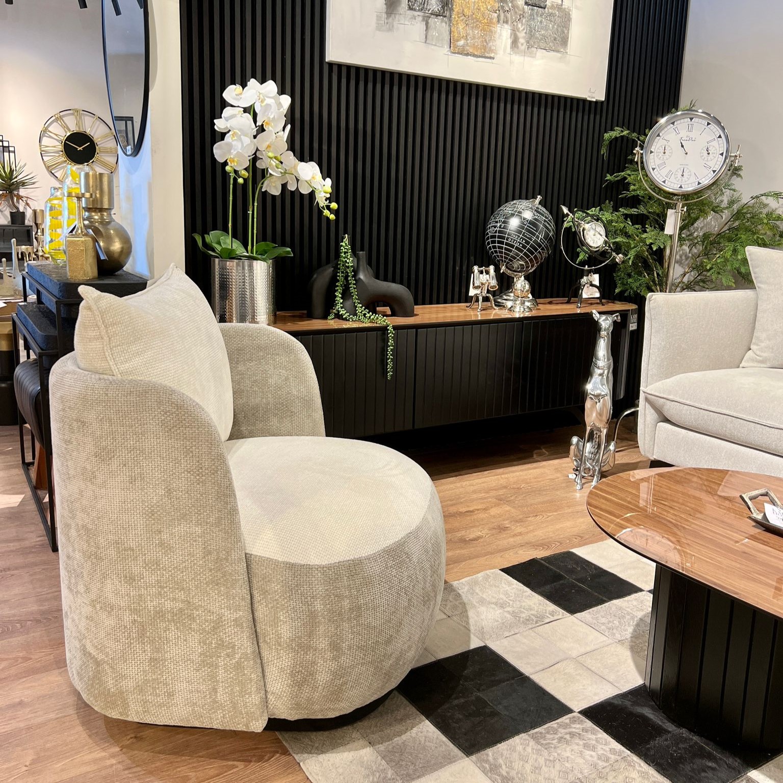 כורסא מעוגלת דגם ליאור