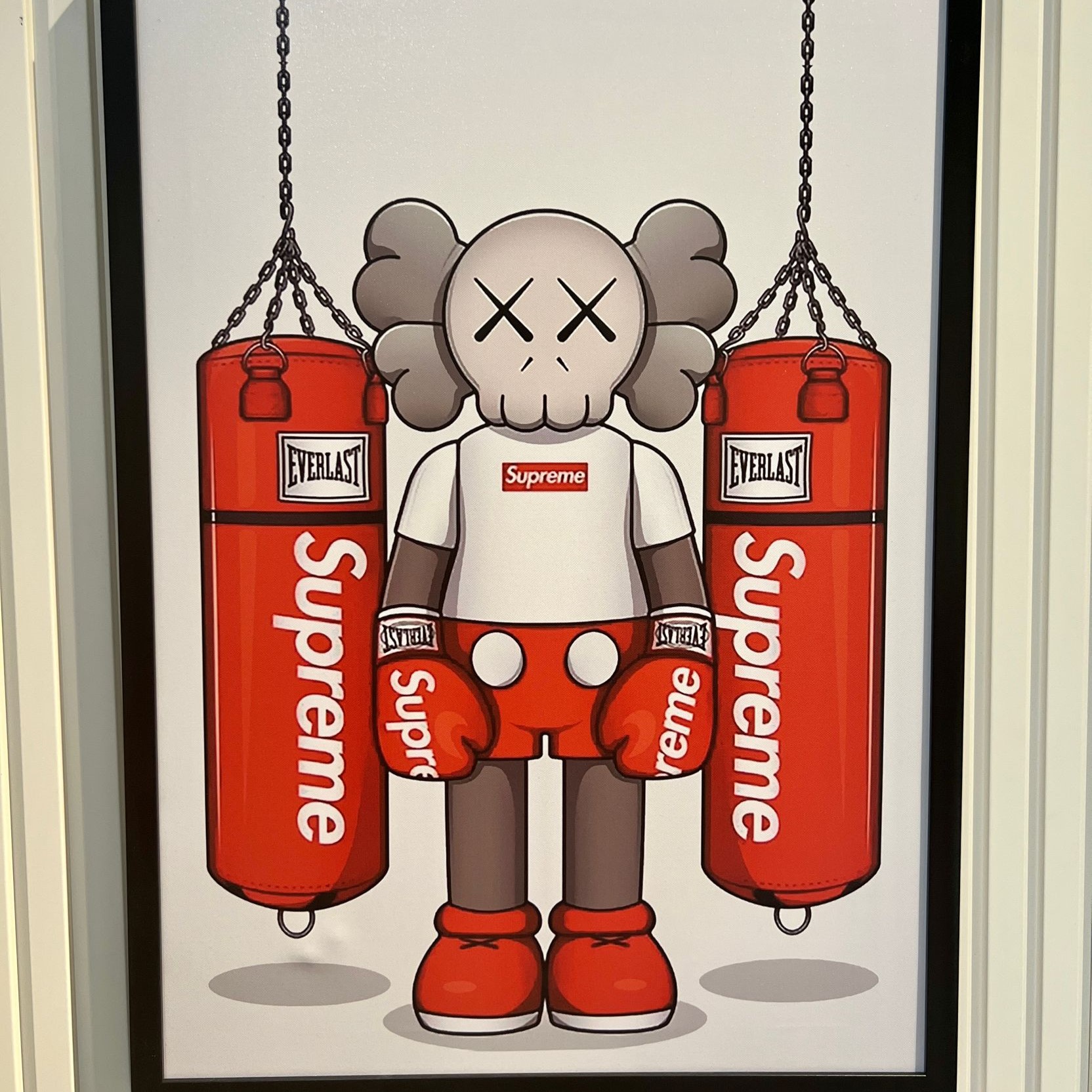 תמונת קנבס 50/70 מסגרת שחורה מוריאל תמונת קנבס 50/70 מסגרת שחורה מוריאל