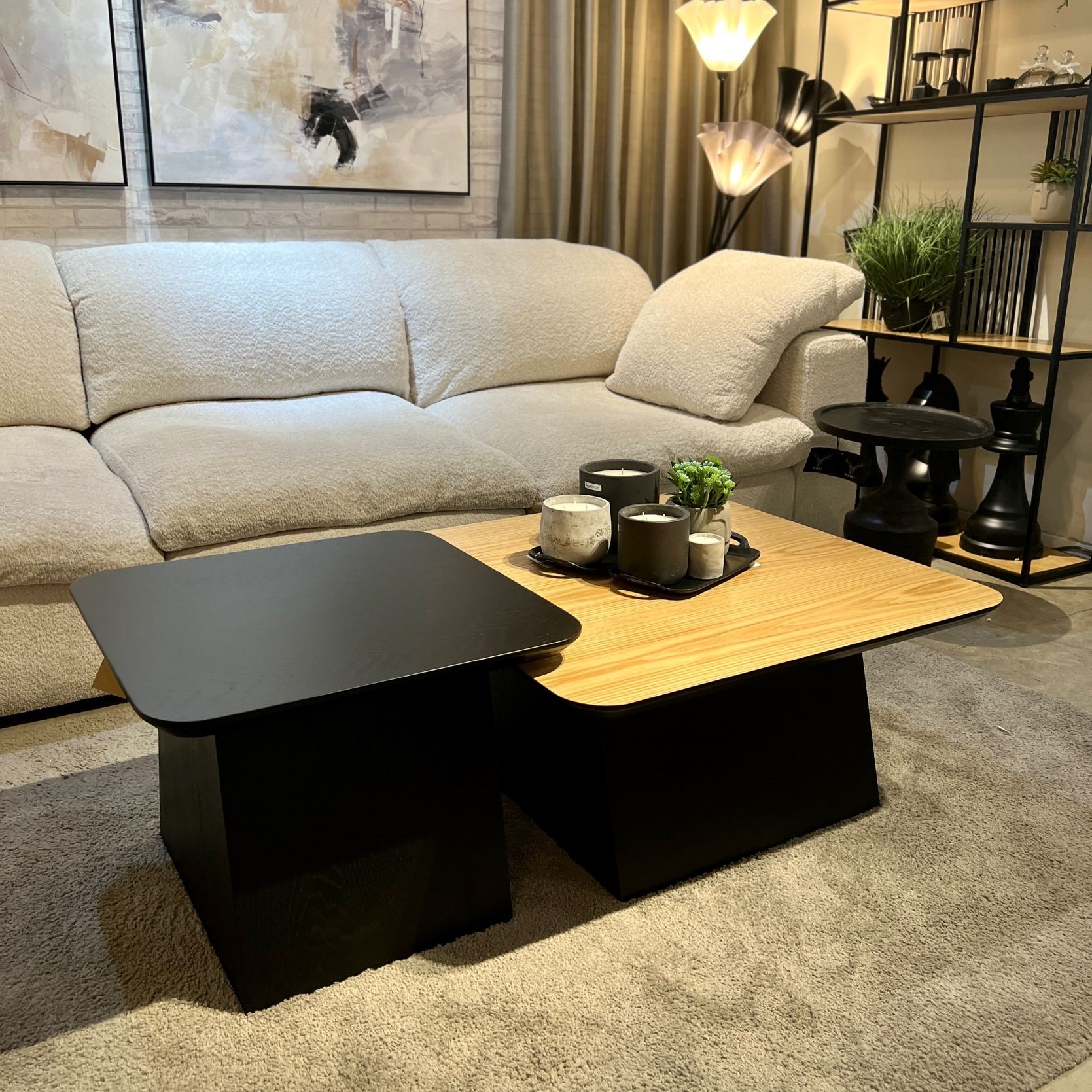 סט שולחנות סלון דגם "ויולה" סט שולחנות סלון דגם "ויולה"