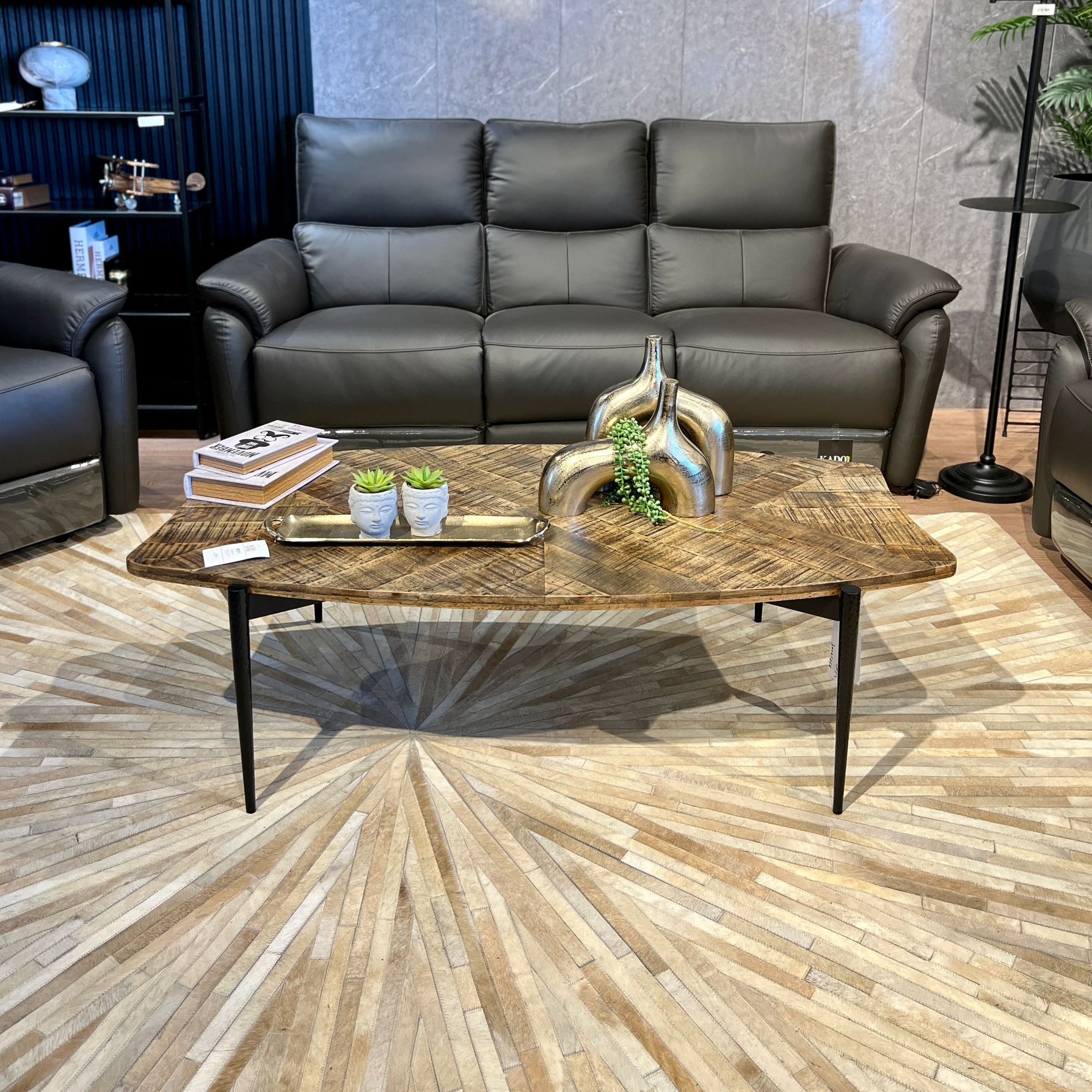 שולחן סלון עץ דגם דאלי