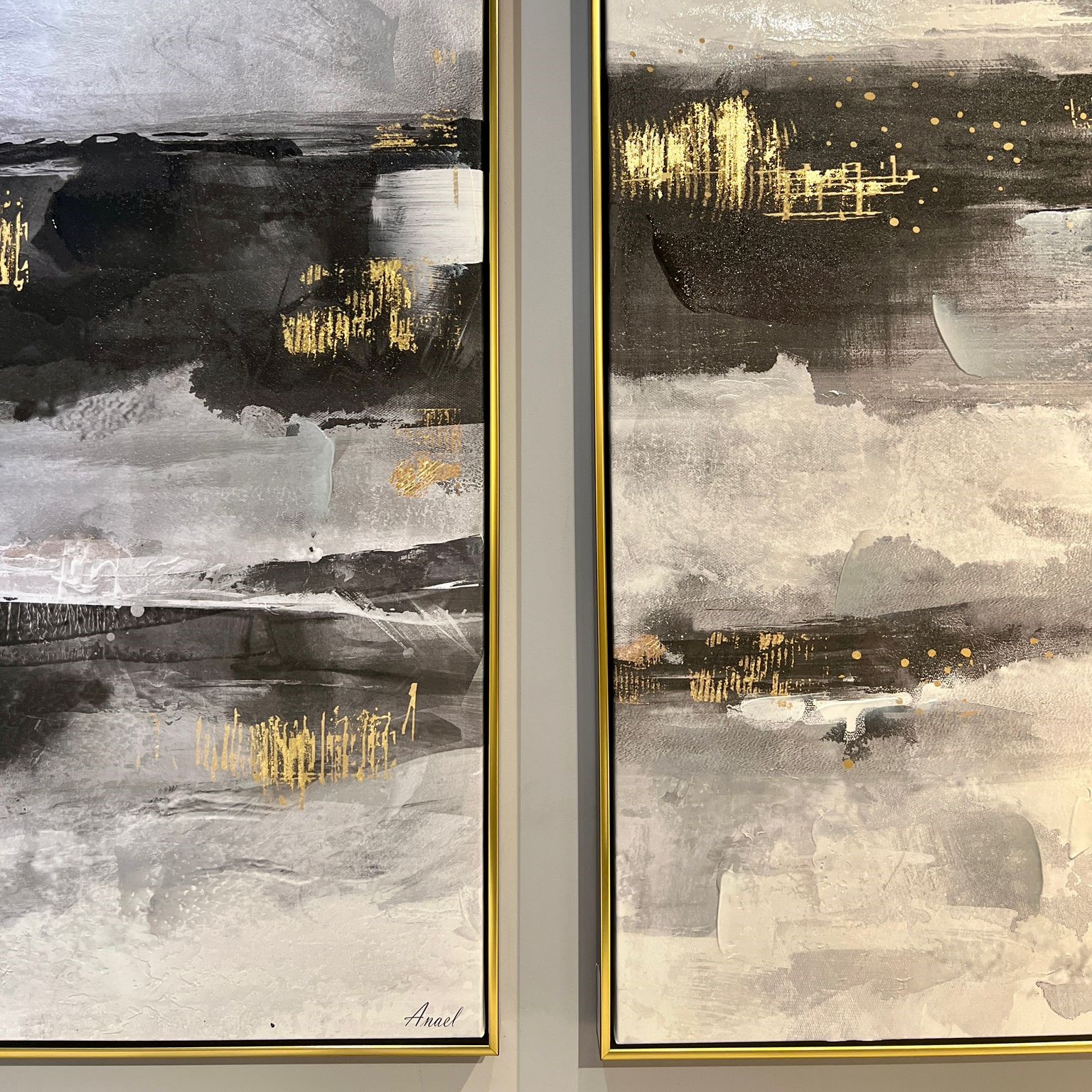 תמונה שחור זהב מוניק 120\80 תמונה שחור זהב מוניק 120\80