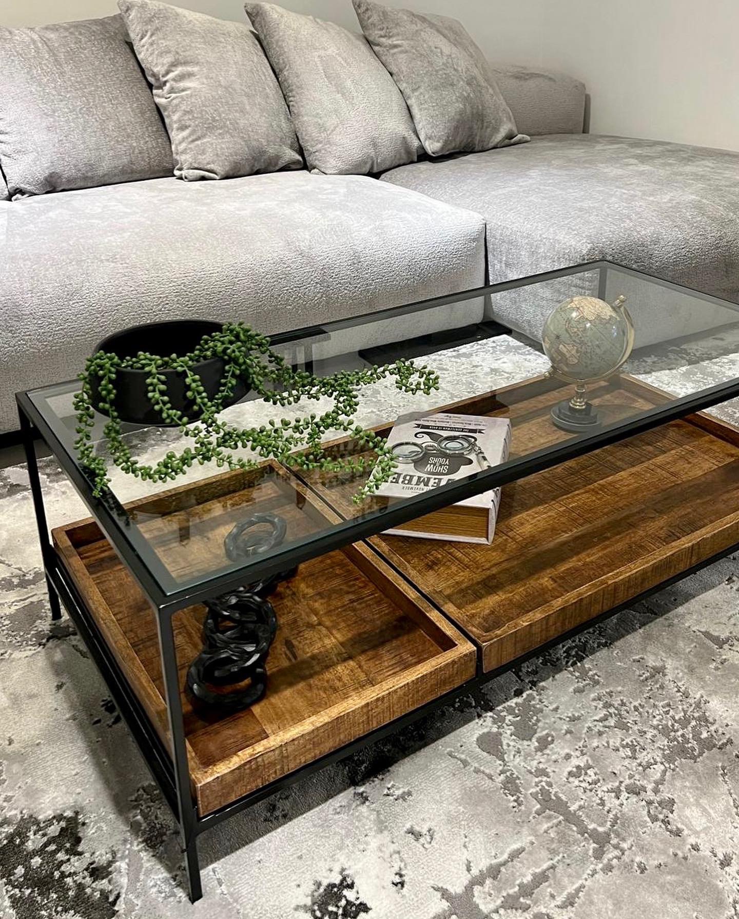 שולחן סלון ווד טריי דגם סוניל שולחן סלון ווד טריי דגם סוניל