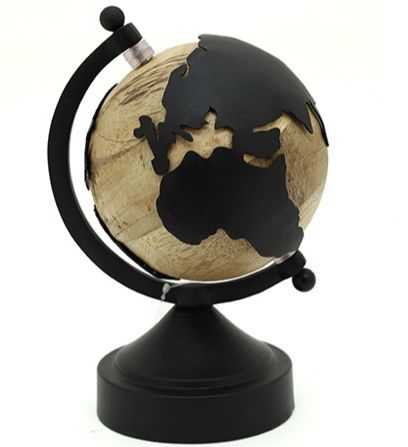 גלובוס עץ שחור