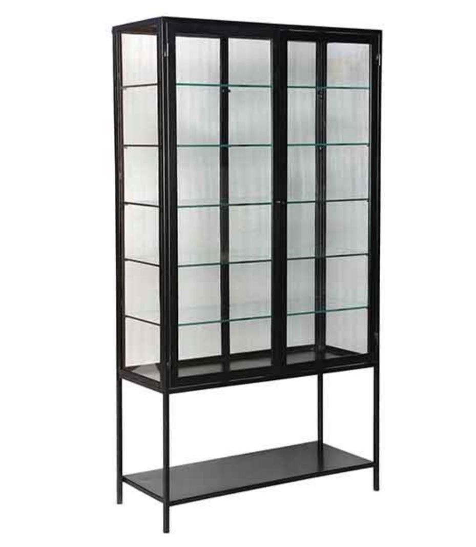 ויטרינה גלאס מטאל קאבינט קלי ויטרינה גלאס מטאל קאבינט קלי