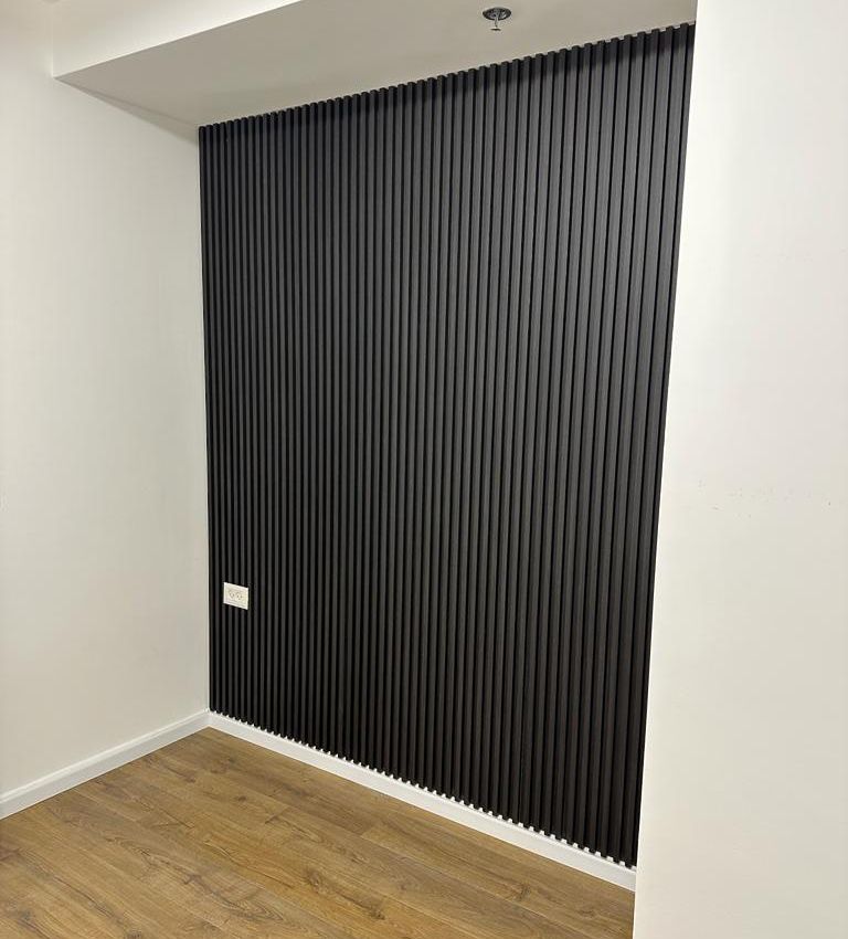 חיפוי קיר פולימרי שחור חלק photo number 12