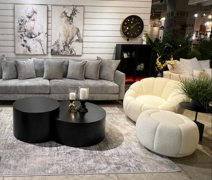 כורסא מעוגלת בסגנון פרח דגם ורדה כורסא מעוגלת בסגנון פרח דגם ורדה